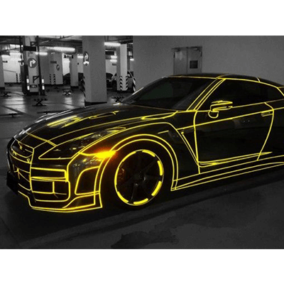 black louis vuitton car wrap