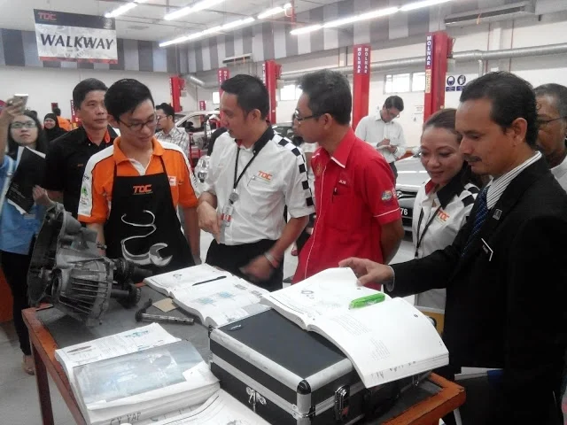 Touring the TOC facility Source: Motoring- Malaysia