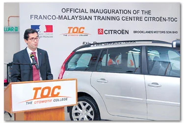 LASSUS berharap penubuhan FMTCCT dapat mengukuhkan lagi rangkaian Citroen di Malaysia dan negara-negara asean. Source from: Kosmo Online