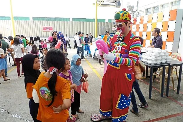 College treats underprivileged children to a fun day out 