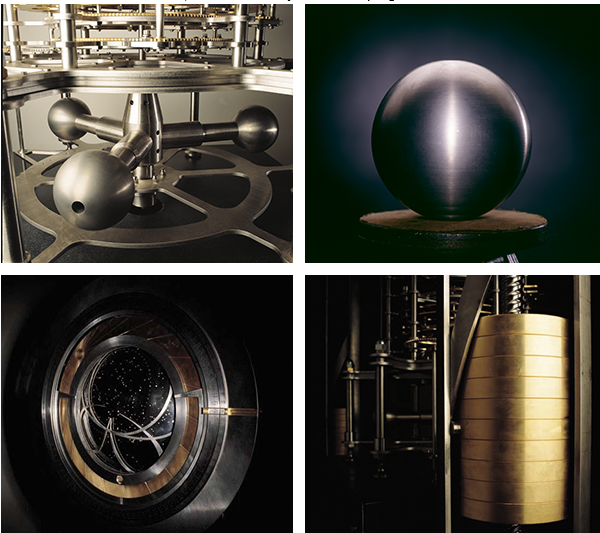 Prototype components of the 10,000-year clock (Rolfe Horn / Long Now)
