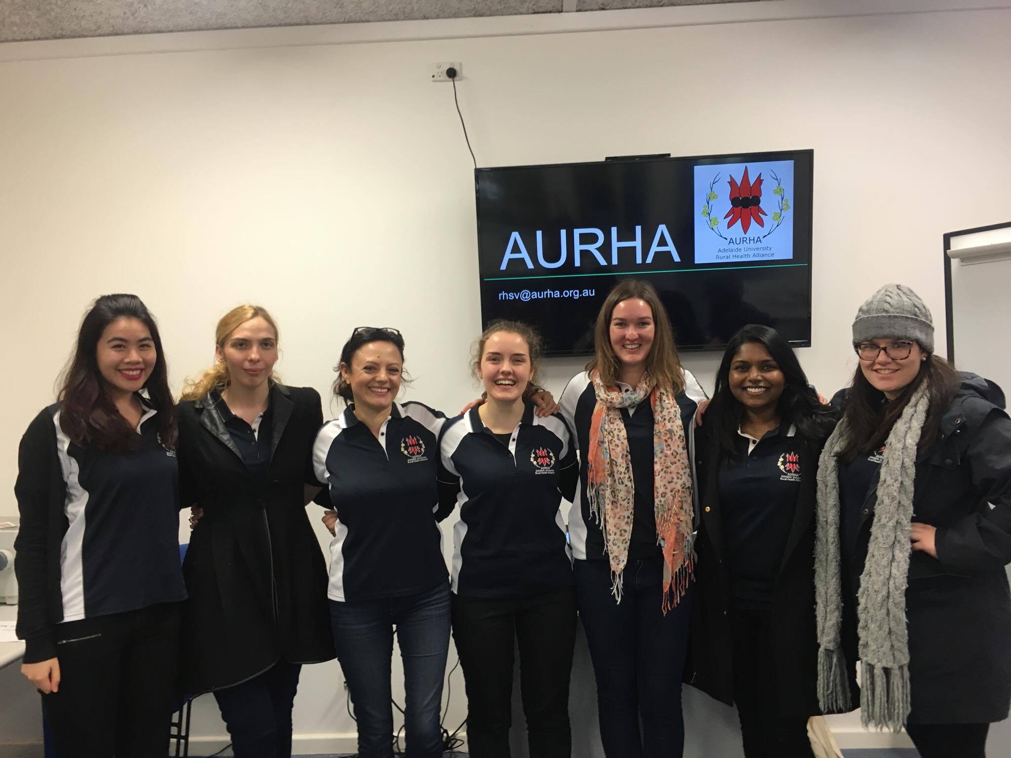 Traveling with AUHRA to talk to high school students about psychology.