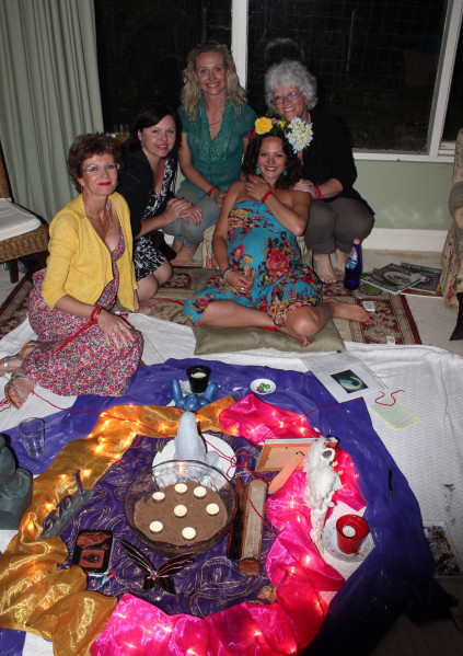 My beautiful sacred circle hosted by Diane McCann – so blessed.