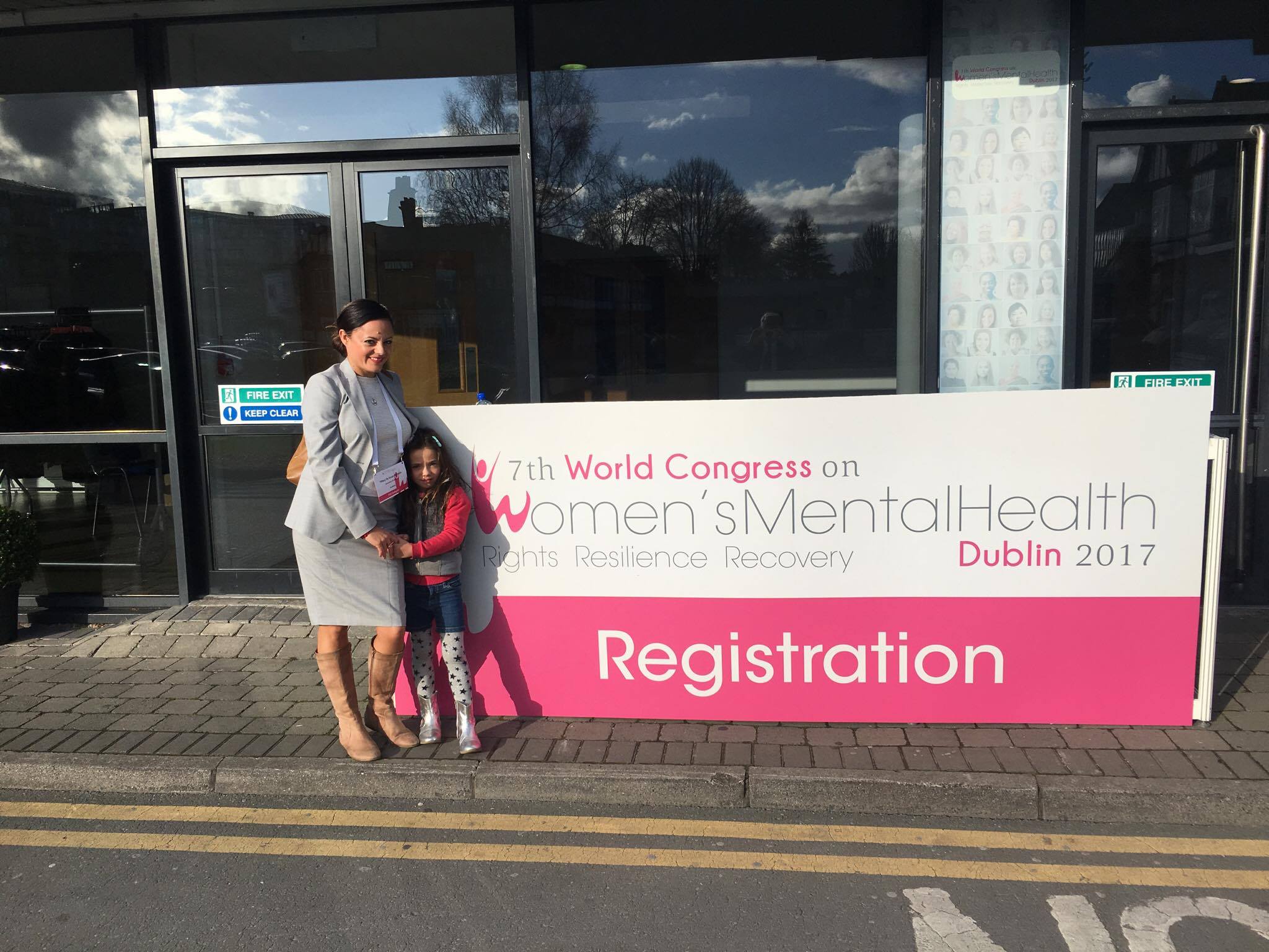 Training Faith early... Ireland was wonderful and we met an amazing group of professors