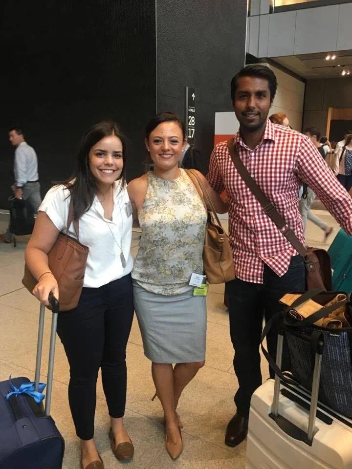 With fellow Westpac Future Leaders