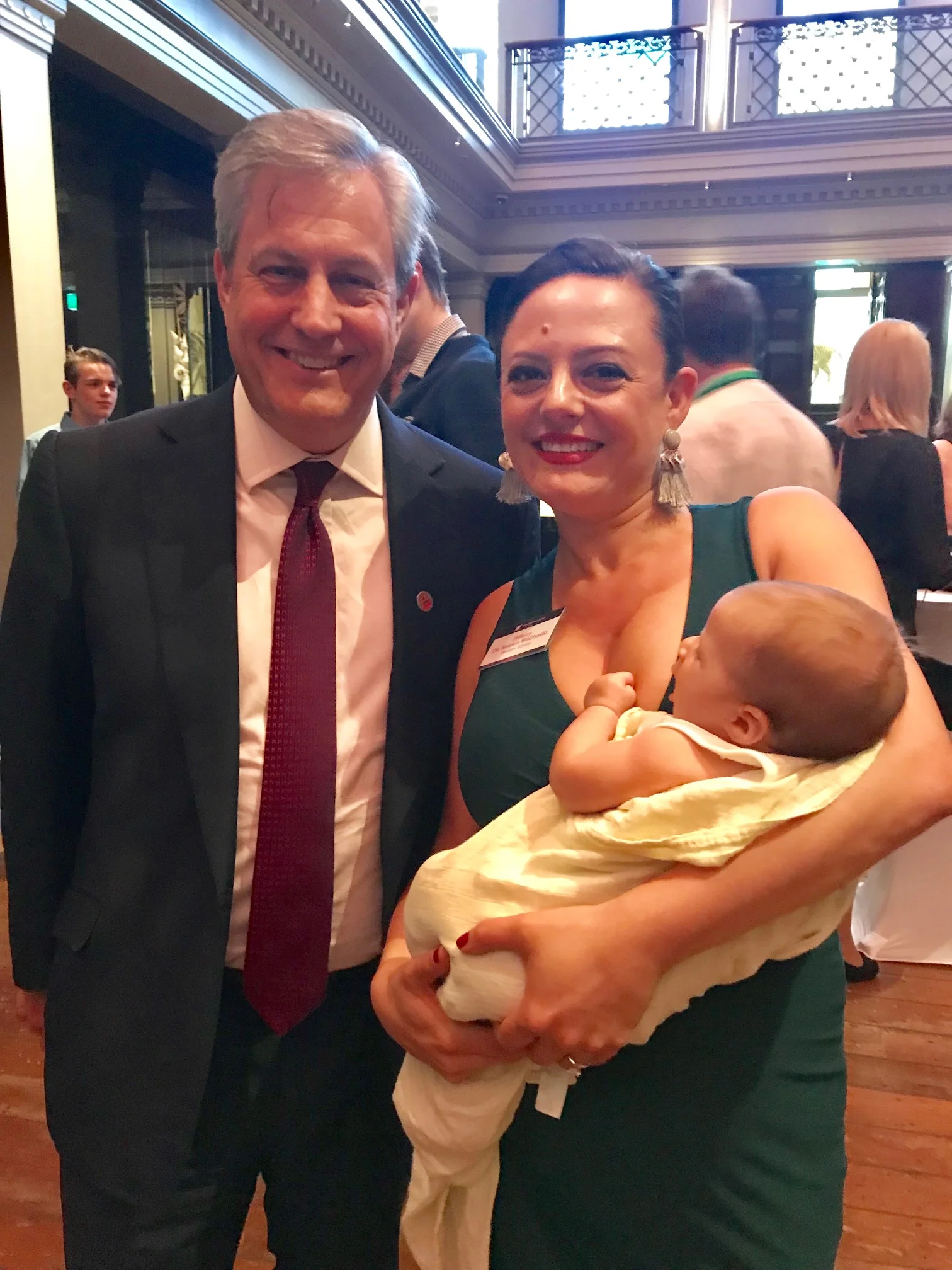 With Brian Hartzer, CEO Westpac at the 2018 Westpac Scholars Summit awards ceremony