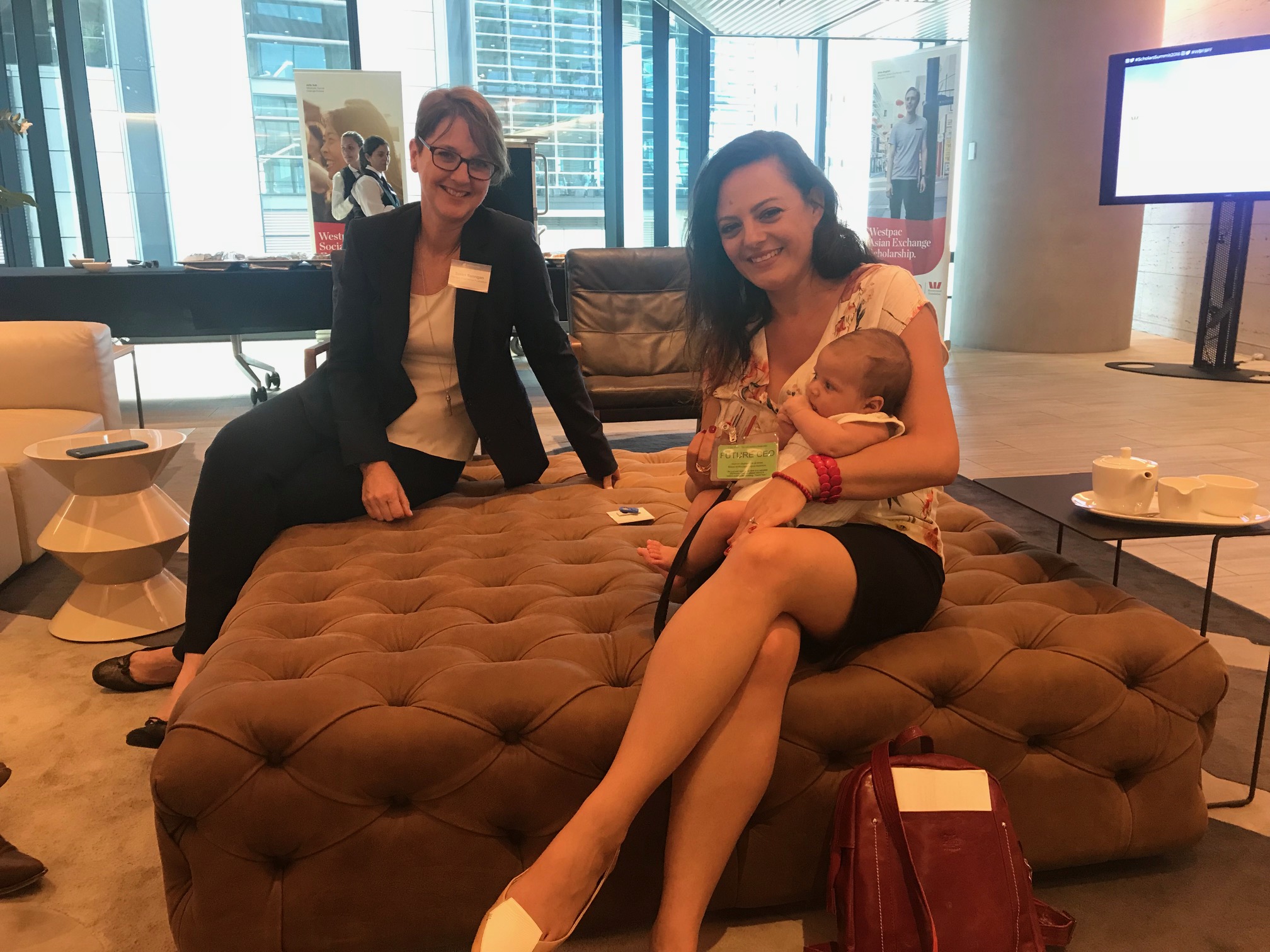 At the 2018 Scholars Summit with the amazing Susan Bannigan, CEO. 