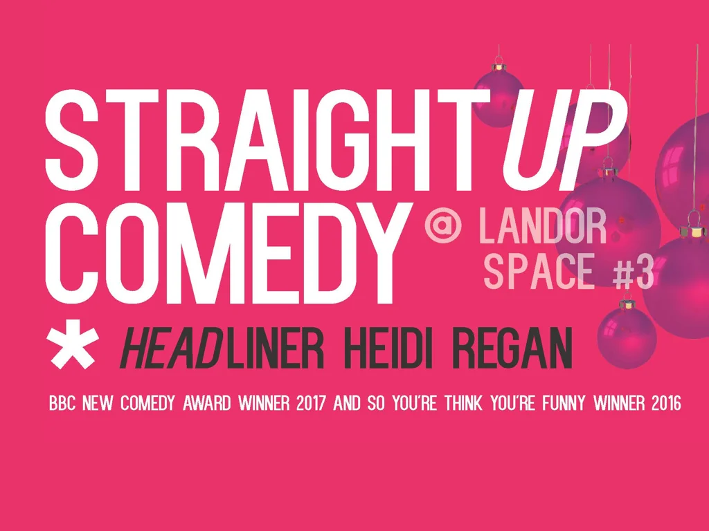 STRAIGHT UP COMEDY #3 - 12TH DEC 2017 - 8PM