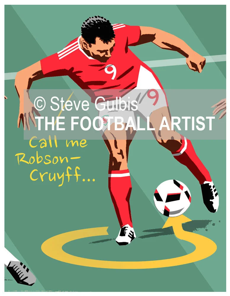 Hal Robson Kanu Goal The Football Artist