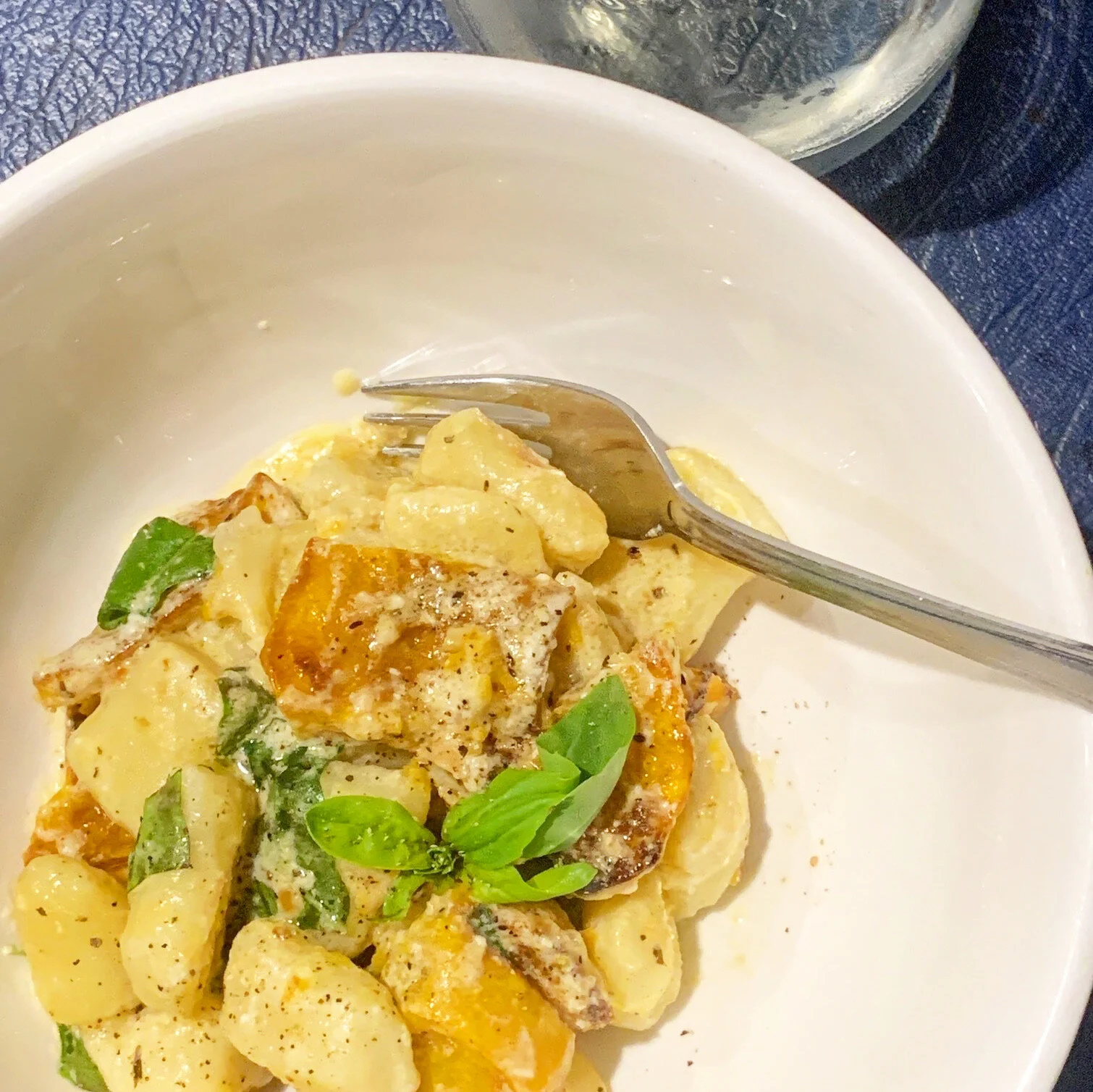 Roast Pumpkin and Curdy Gnocchi