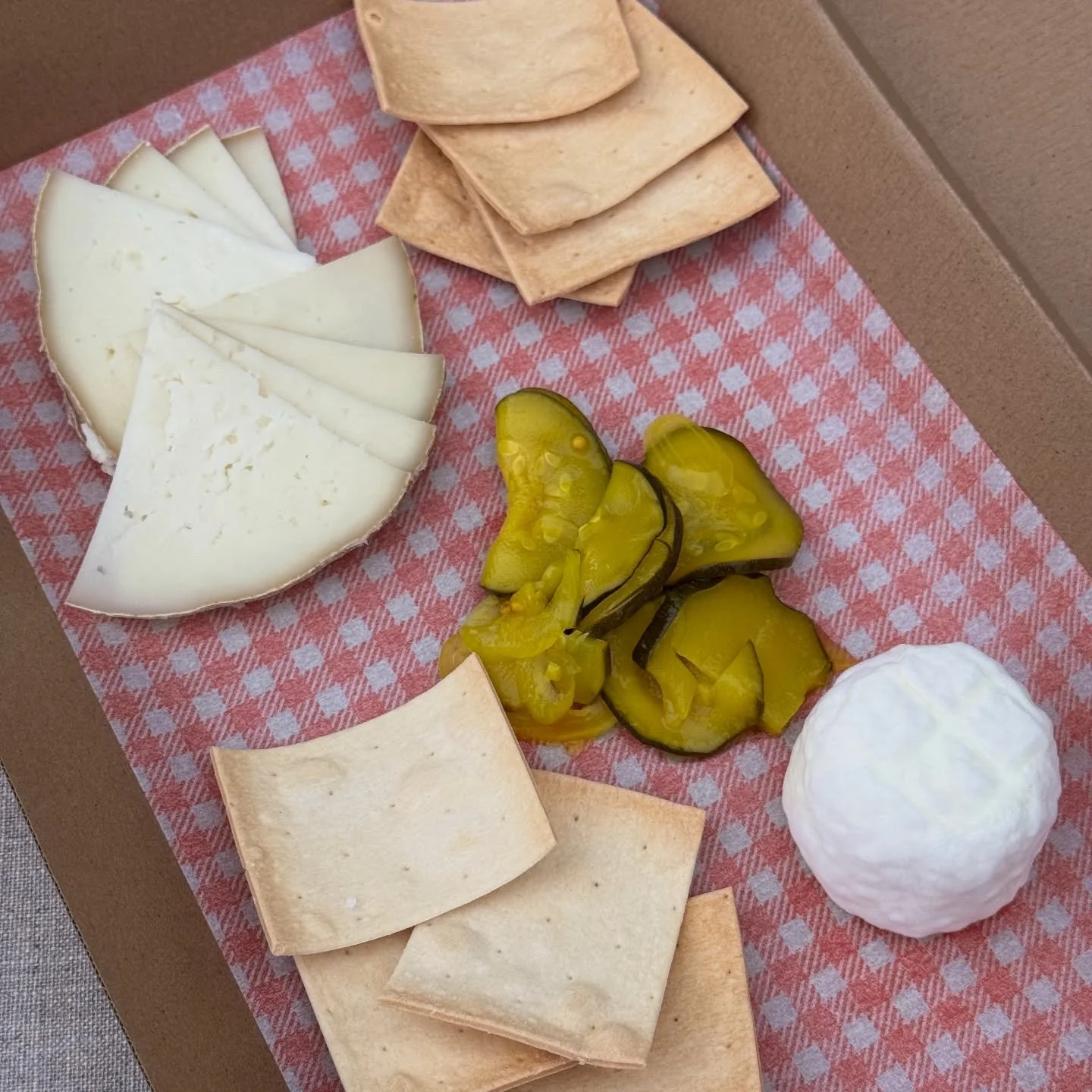 On Saturday and Sunday we will be selling these cheese platters at the @taswinefestival - Pippi and Big B are the star cheese, with @tasmanseasalt lavosh and @mish_hobart pickles. 

We will also have T-shirts (adults and kids 6-12) and Hoodies availa