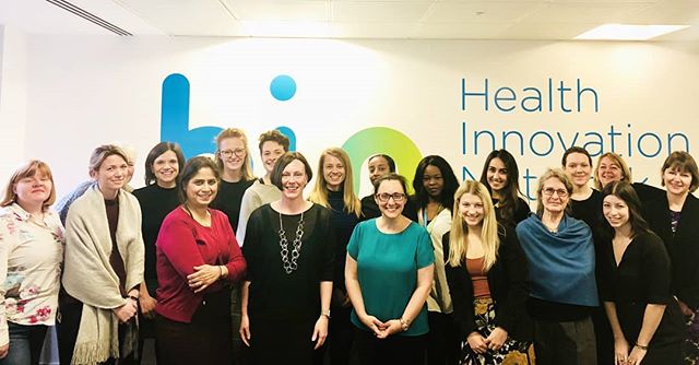 Celebrating International Womens Day at the Health Innovation Network 🤗 #iwd2018 #girlpower #gradaintohealth #international #womens #day #london #nhs