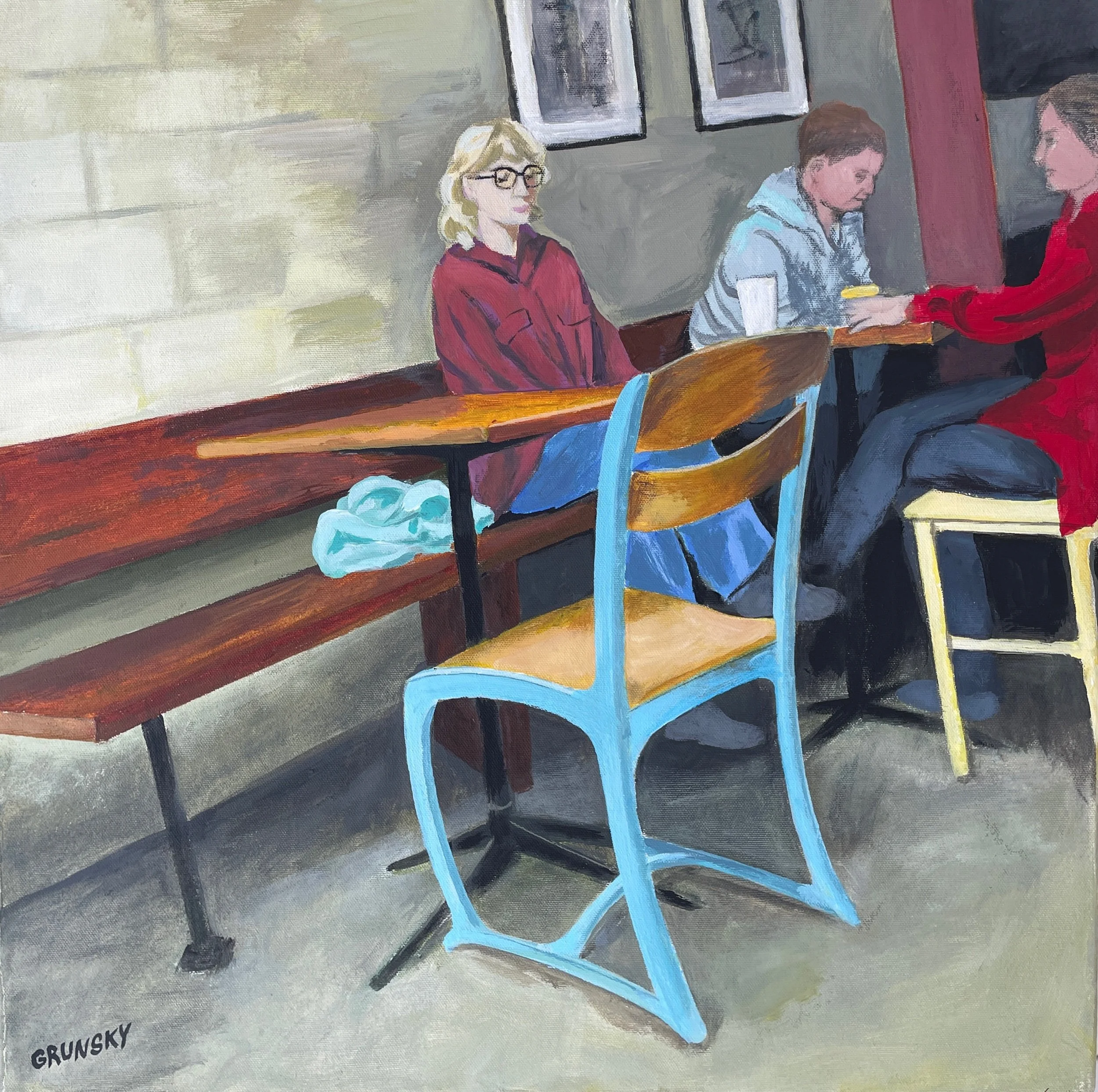 Blue Chair At Jimmy’s Café 