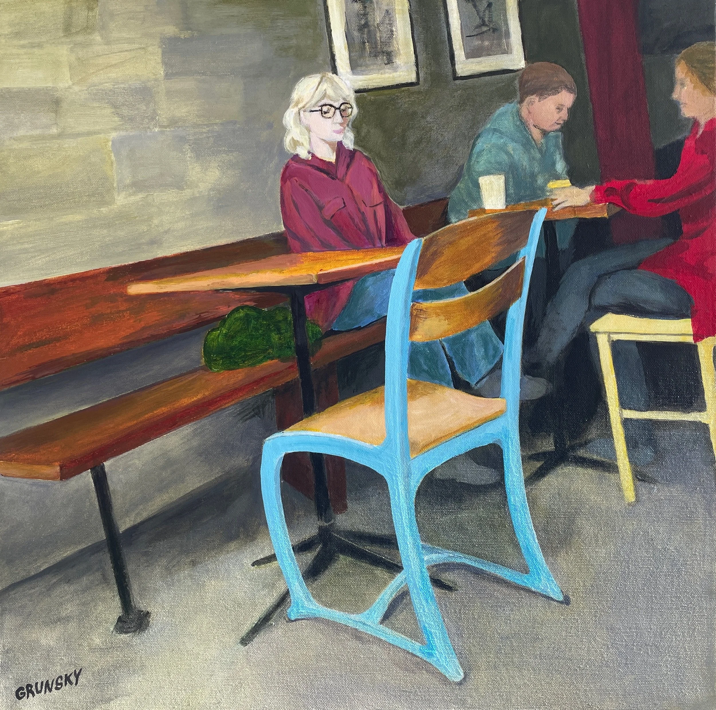 Blue Chair At Jimmy’s Café