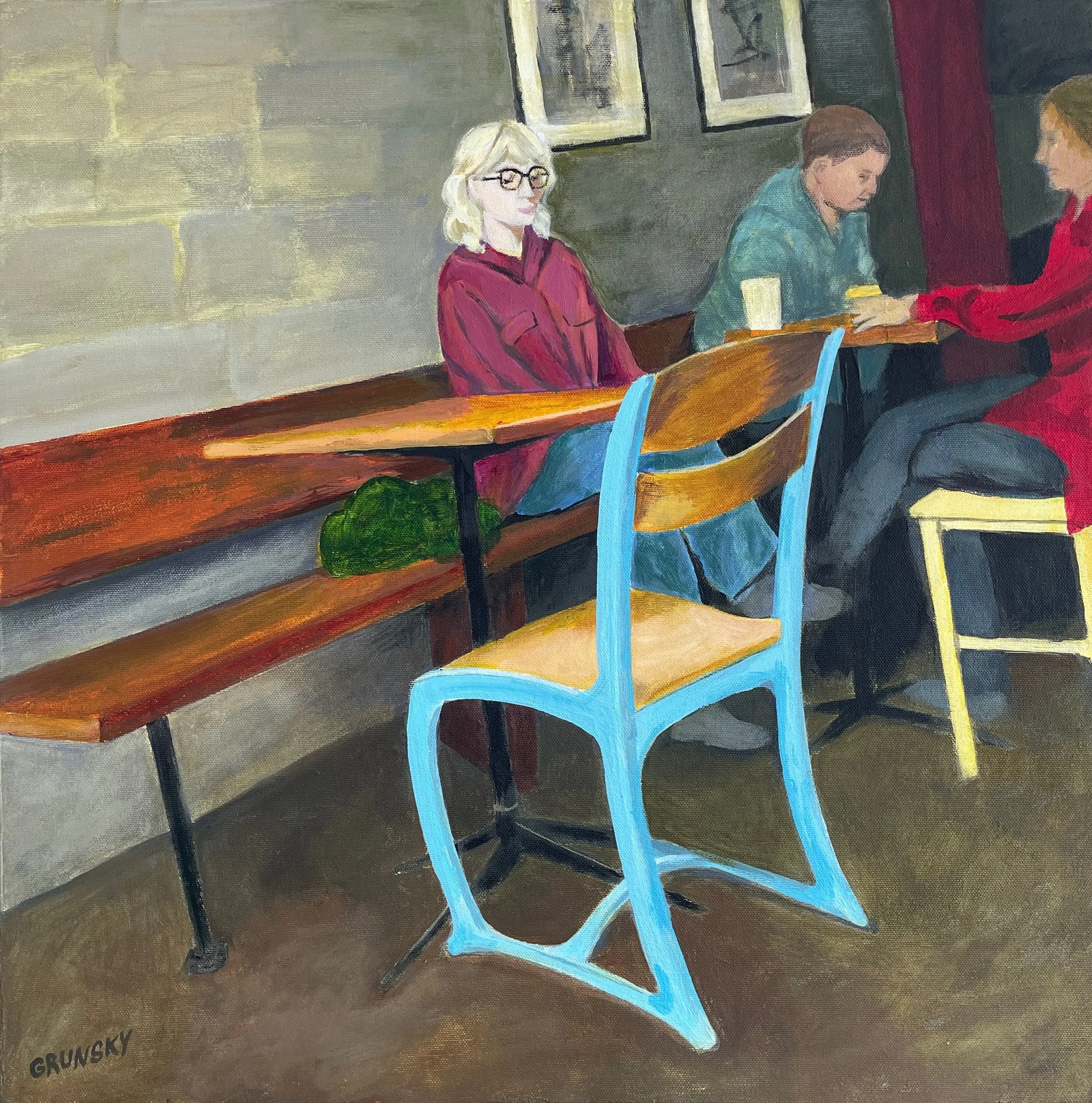 Blue Chair At Jimmy’s Café