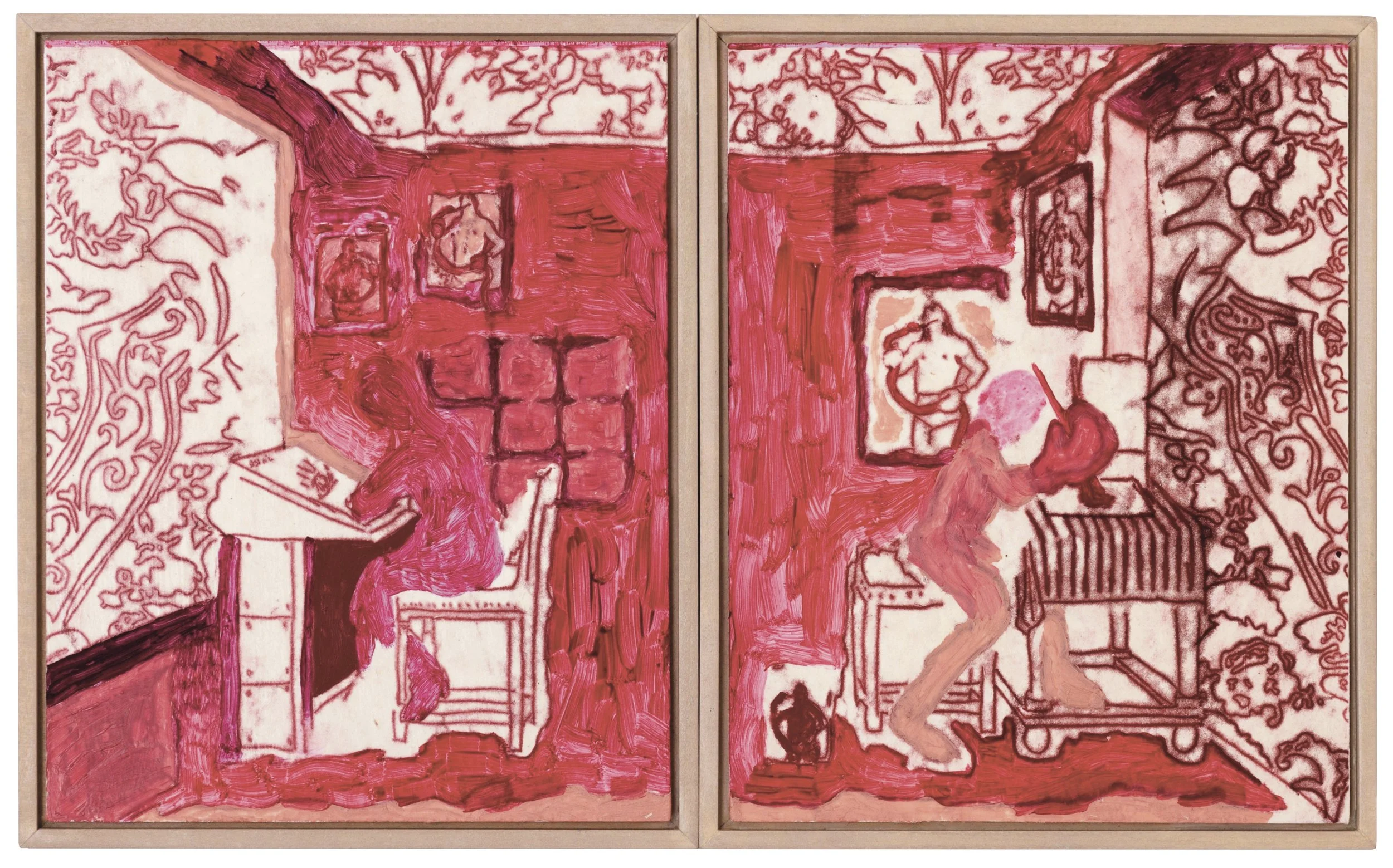 Two Men Making Prints