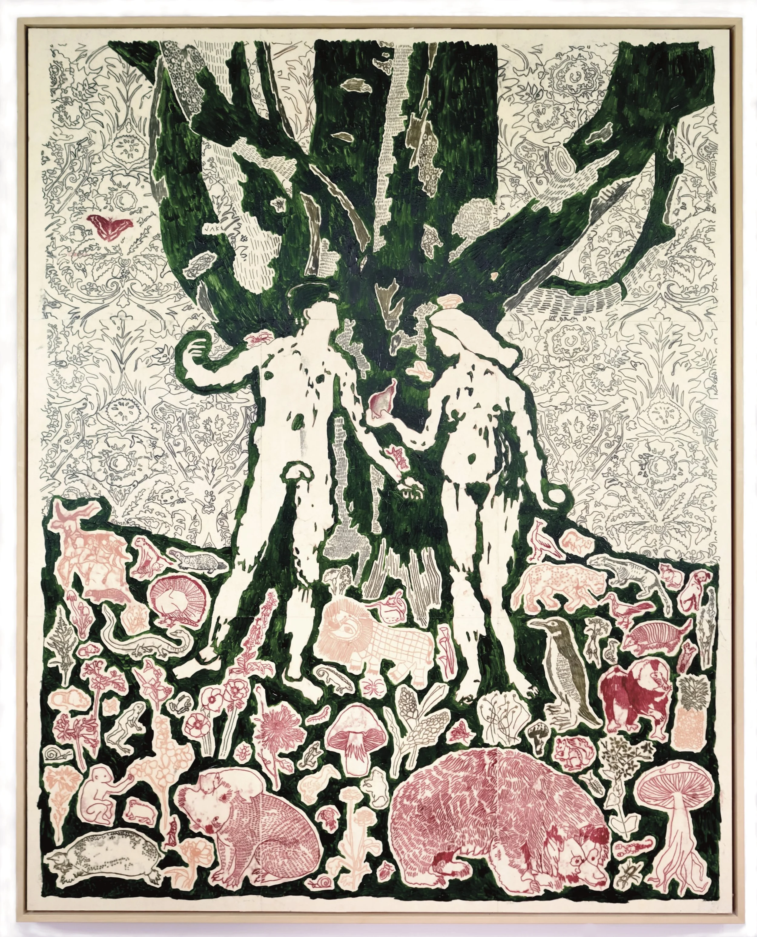 Man And Woman In Garden