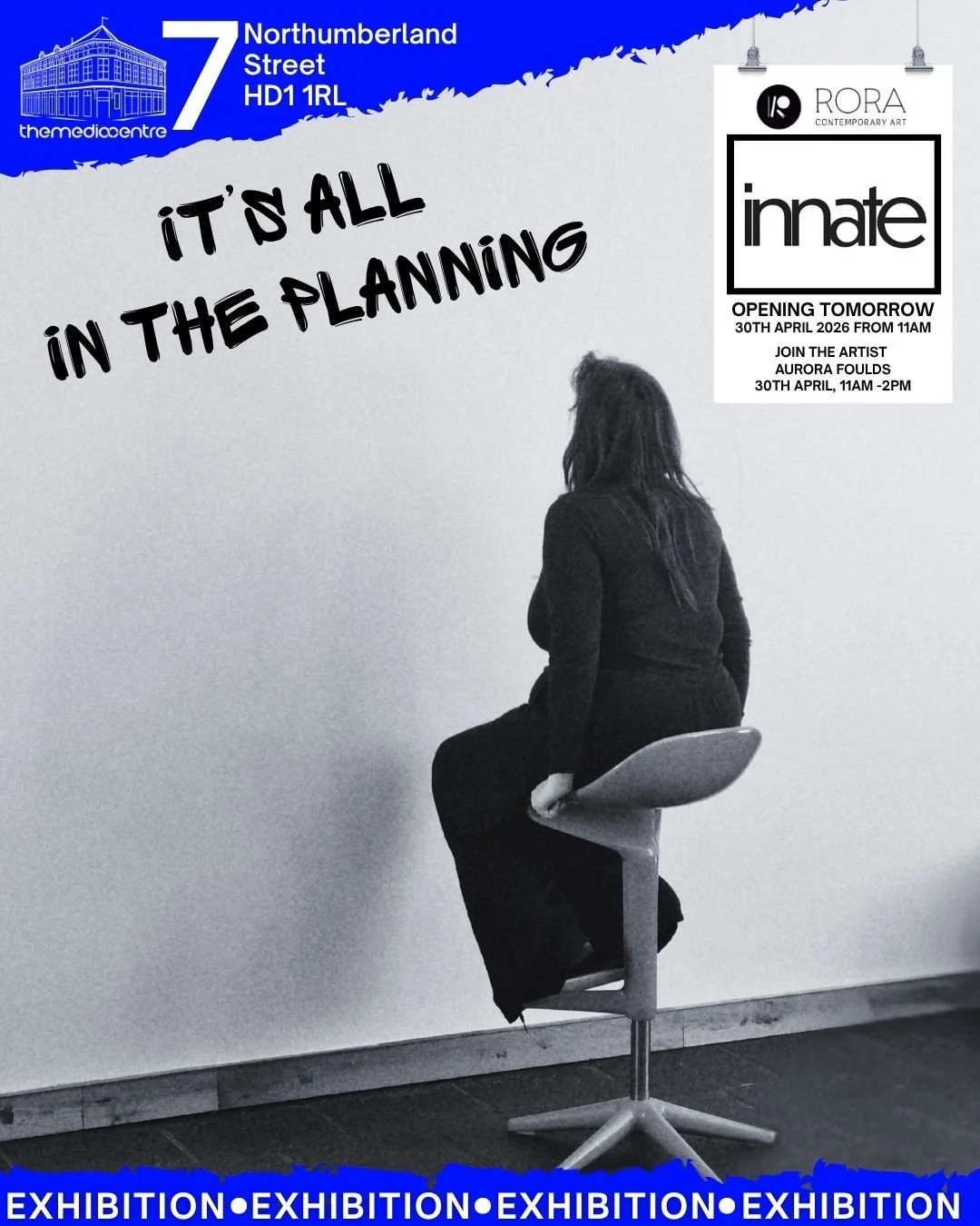 Sometimes you have to pause and take it all in&hellip;

Everything is coming together ahead of the opening of &lsquo;innate&rsquo;, the first solo exhibition from local artist Aurora Foulds (@roracontemporary) . A true reflection of careful planning 