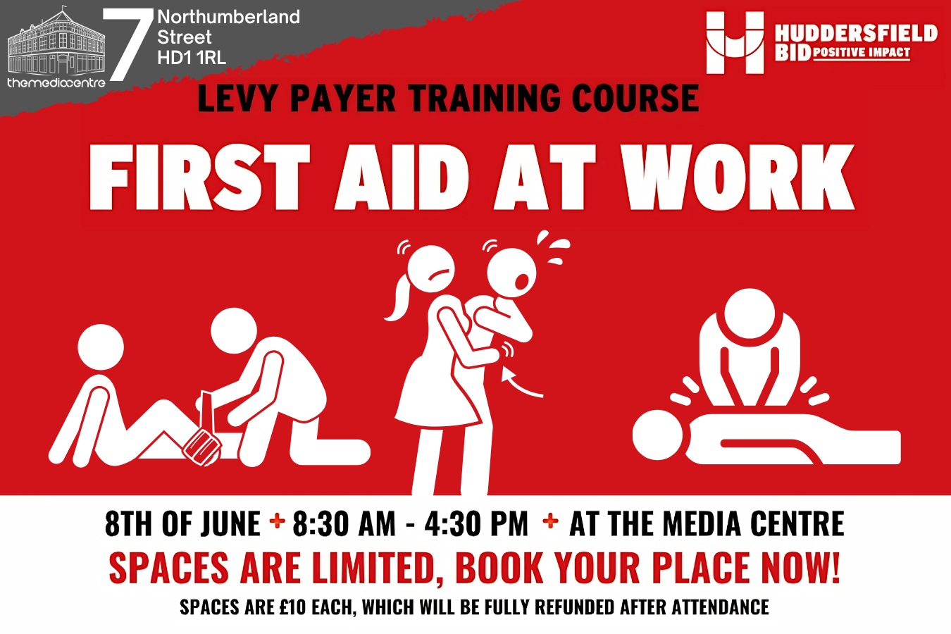 Huddersfield BID: First Aid at Work