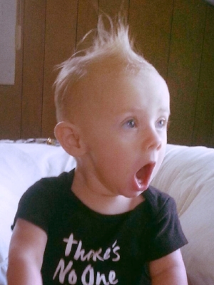 My little guy is always impressed with the work we do. 