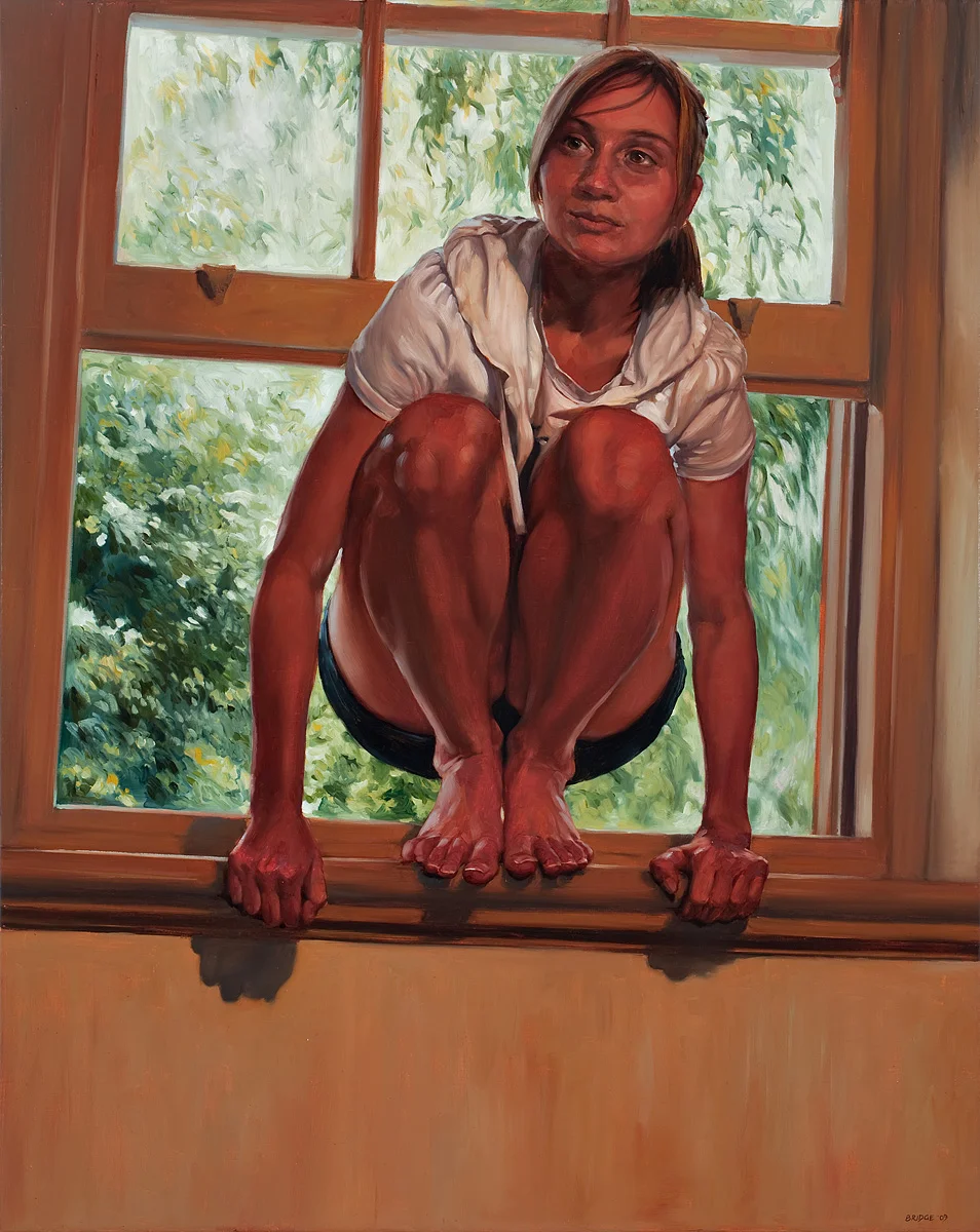 Bridge_Claire_the_Escape_2009_Oil_on _Belgian_linen_76x61.5cm_Collection of_Maroondah_Art_Gallery.jpg