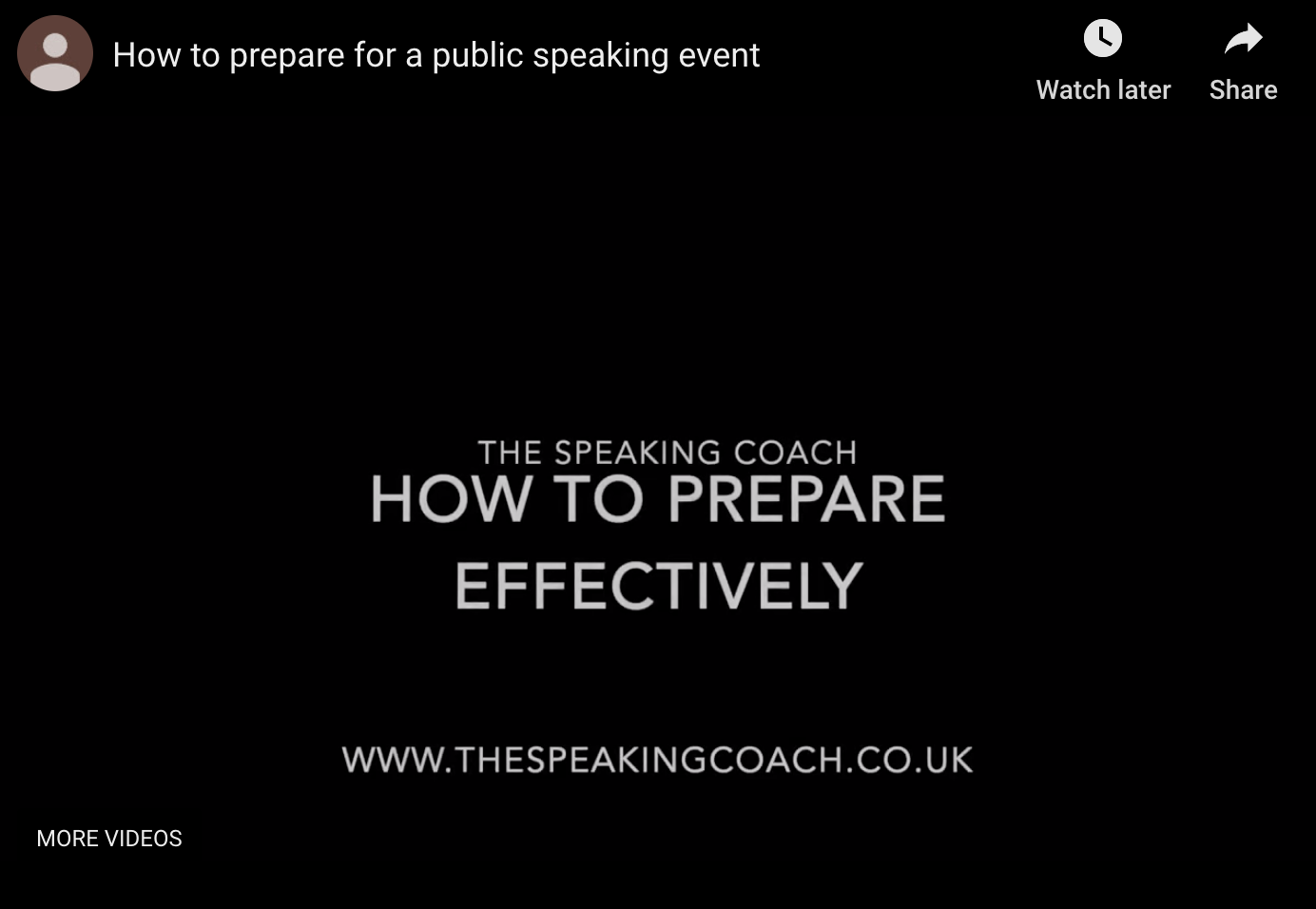 WATCH: How to prepare effectively for a presentation or engagement