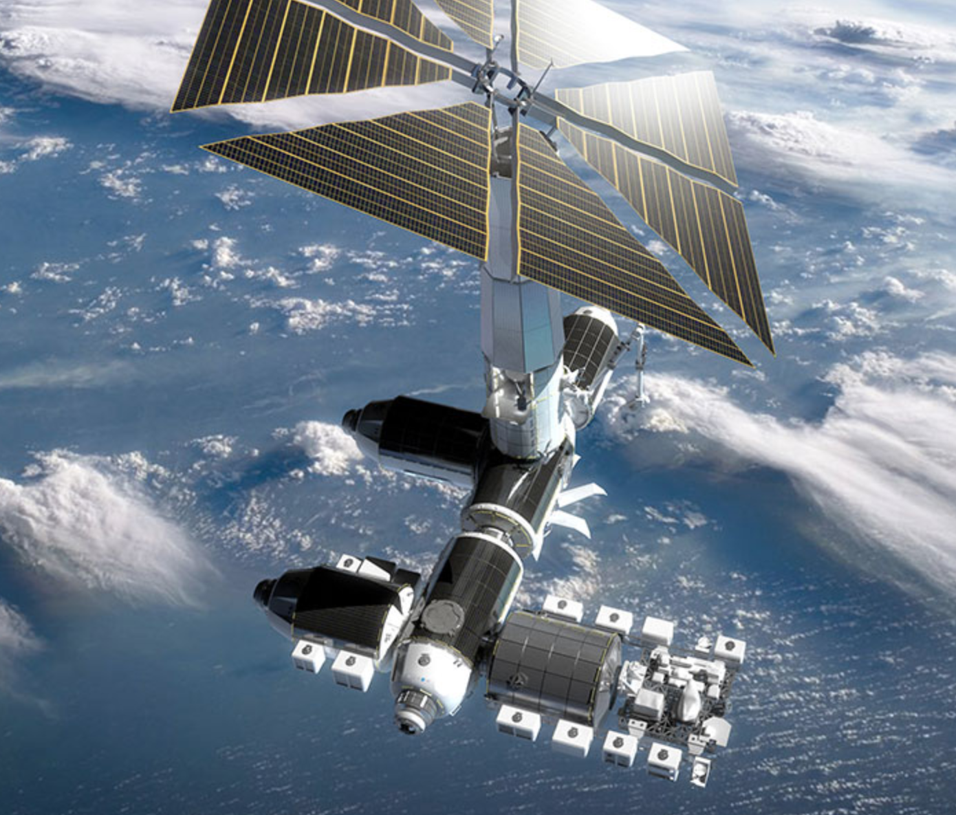 Axiom Space’s station operating independently Image courtesy Axiom Space.