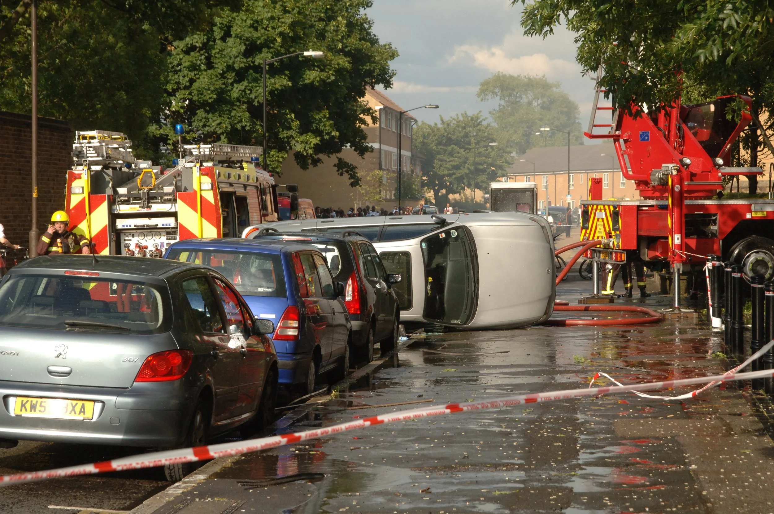 Lakanal House Fire, South London.- July 3 2009 -020.JPG