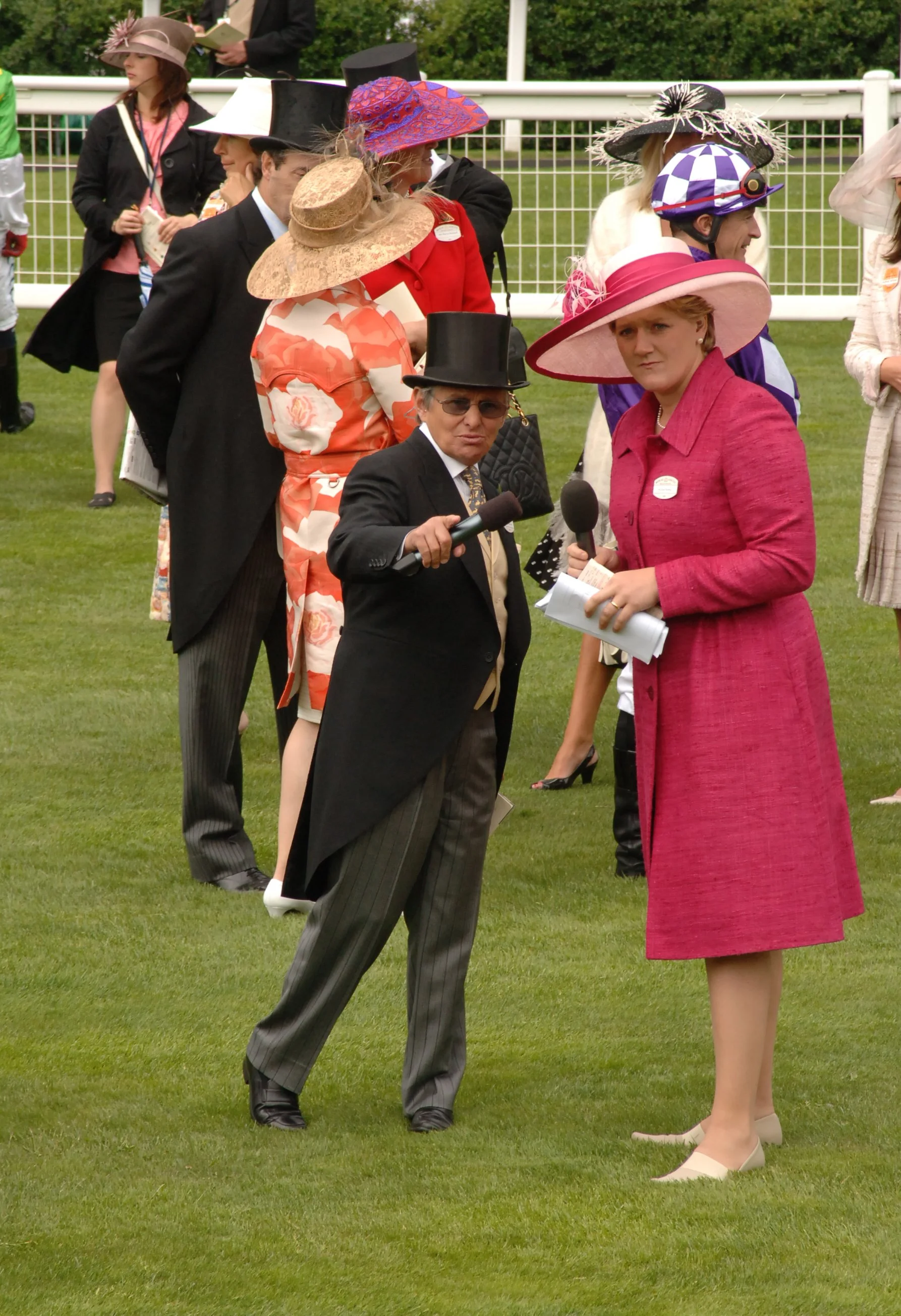 Clare Balding and Willie Carson, Royal Ascot.jpg