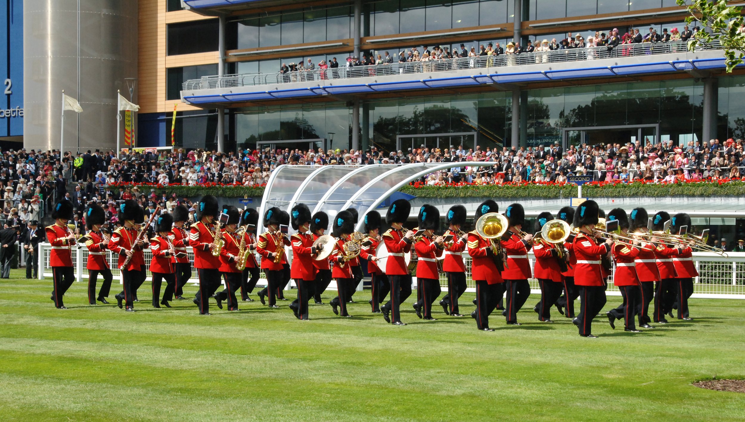 Military Band on Parade, Royal Ascot.jpg