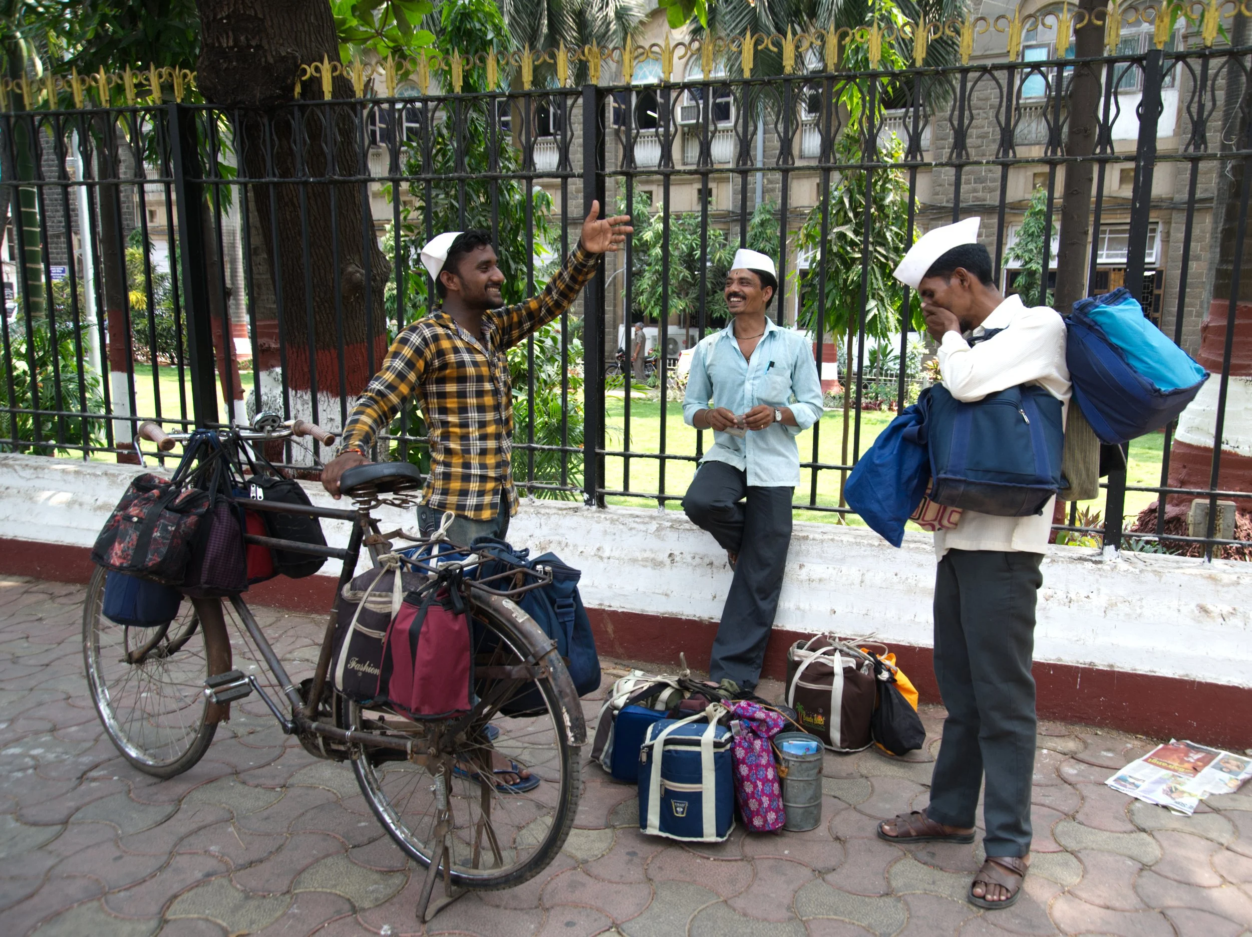 Tiffin Delivery Men, Mumbai, India.jpg