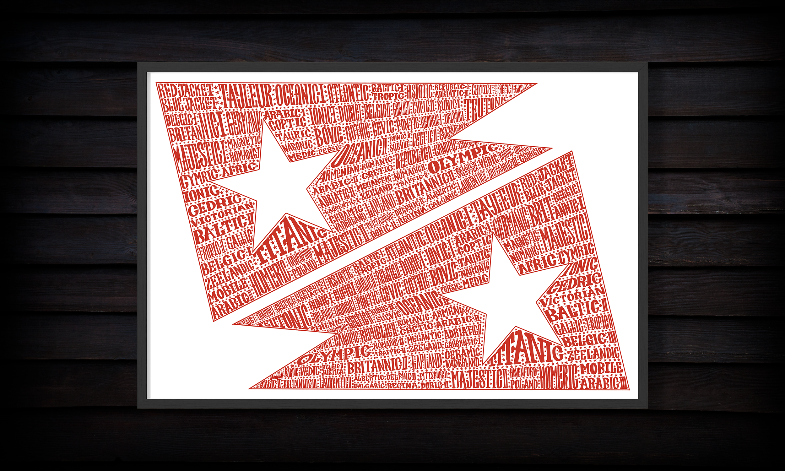 White Star Line Flag & Every Ship