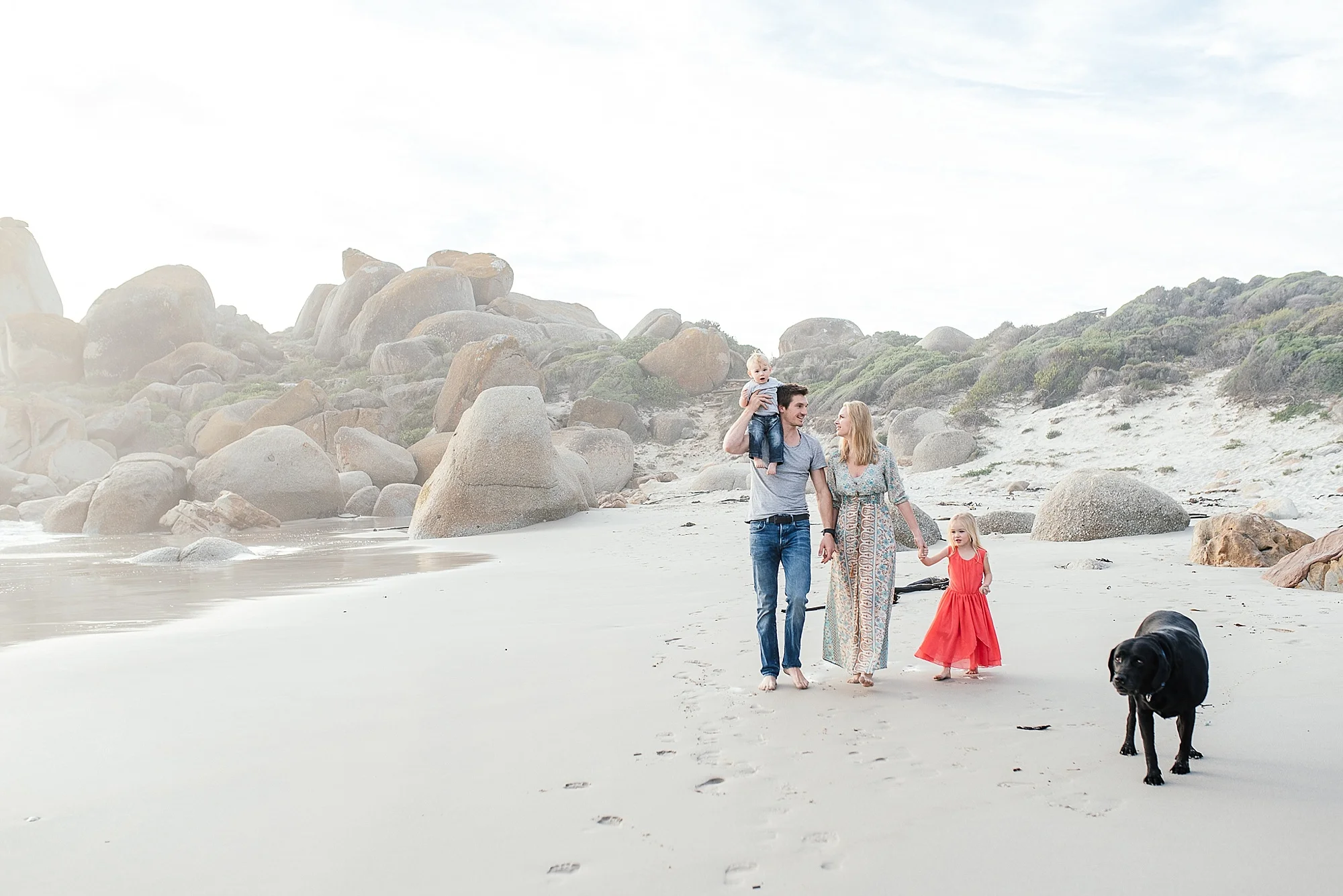 Llandudno beach was the spectacular setting for this family lifestyle session.