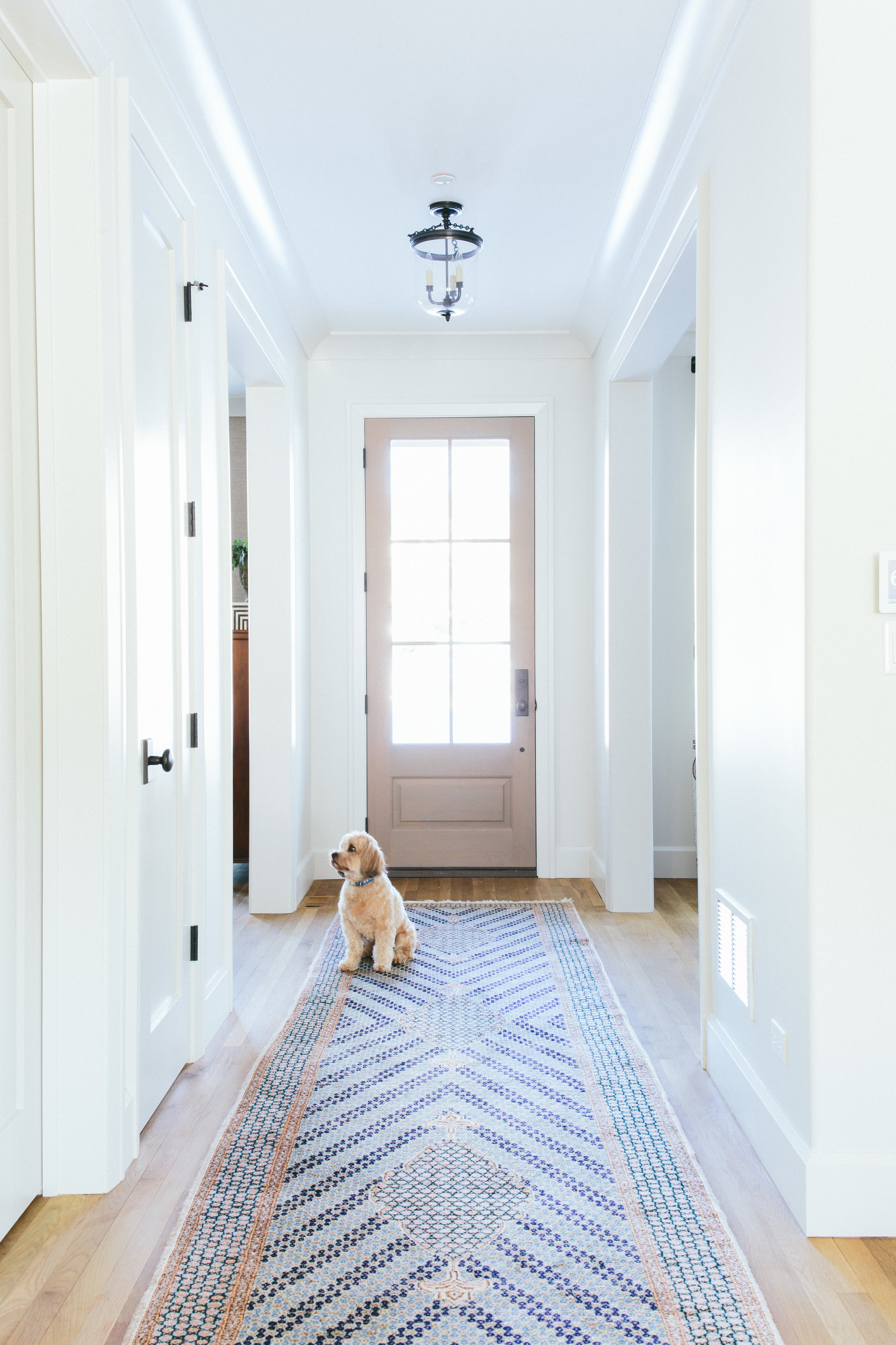 KMI has a thing for vintage rugs and we searched high & low to find another rug like this one !