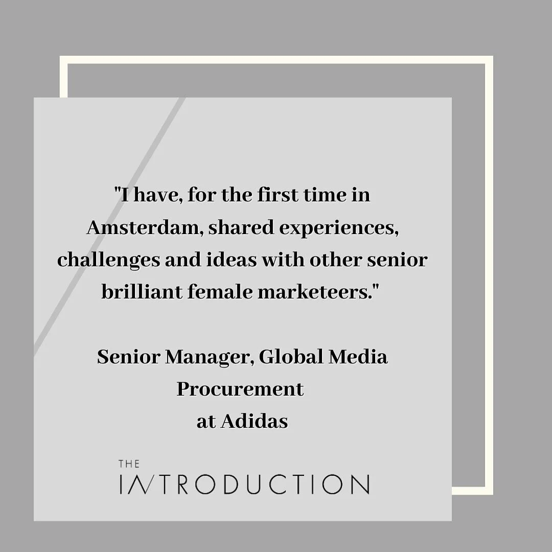 Great feedback from our networking series.

To find out more about upcoming events, email hello@theintroduction.co.uk

#theintroductionamsterdam