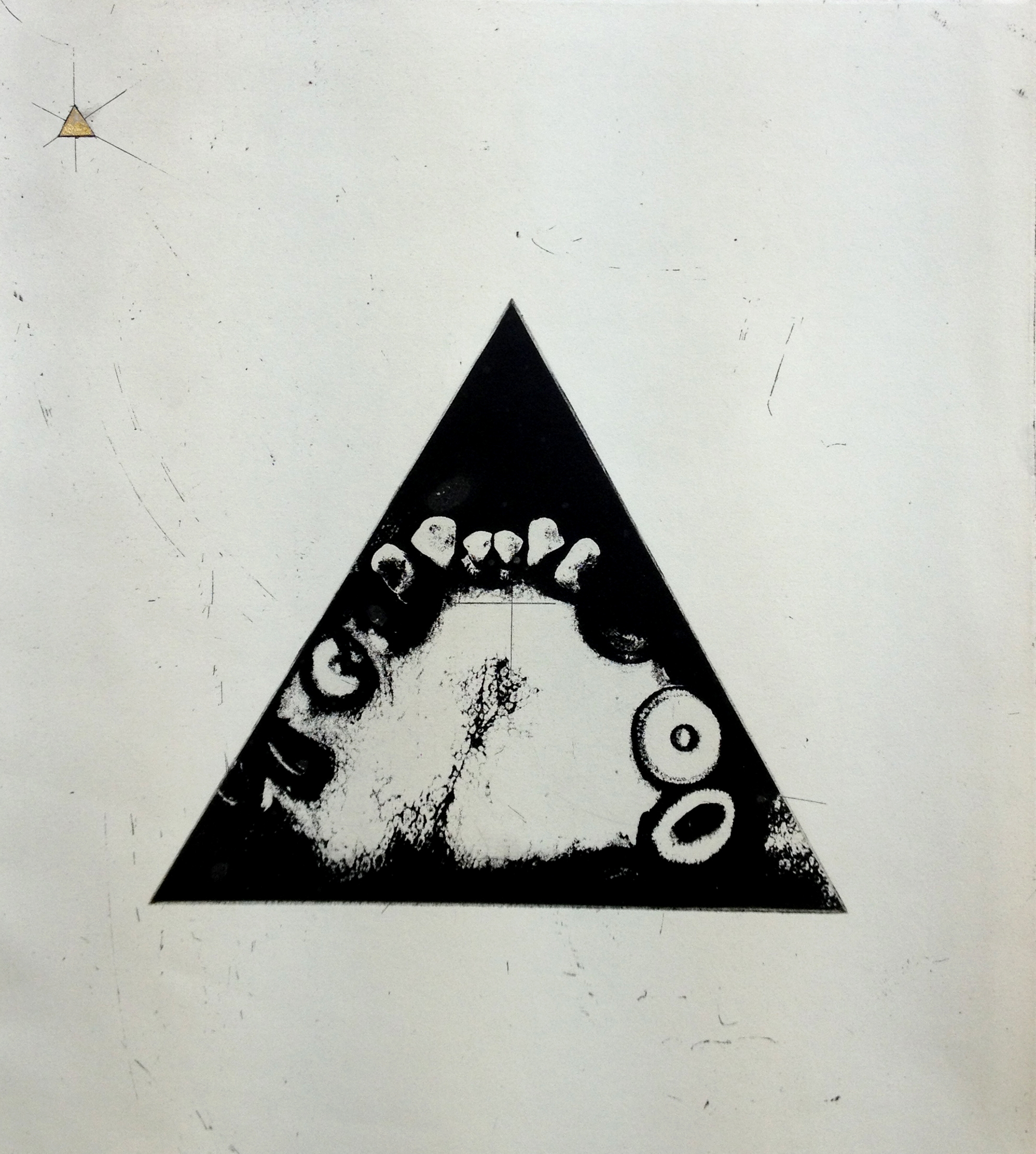 Stoma, Etching with golf leaf