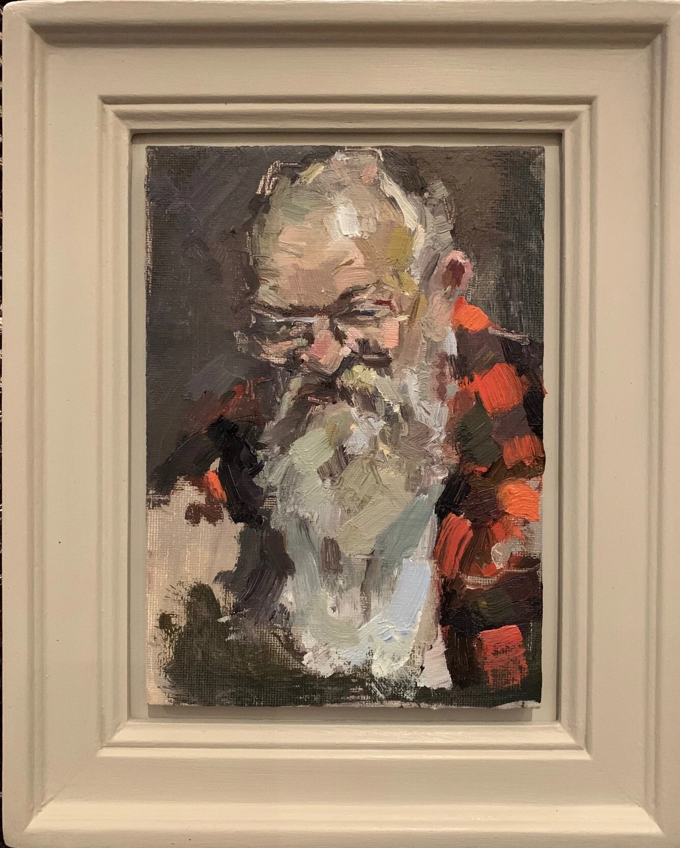 Lazarus Lake Oil on Board. 7 x 5 Inches.