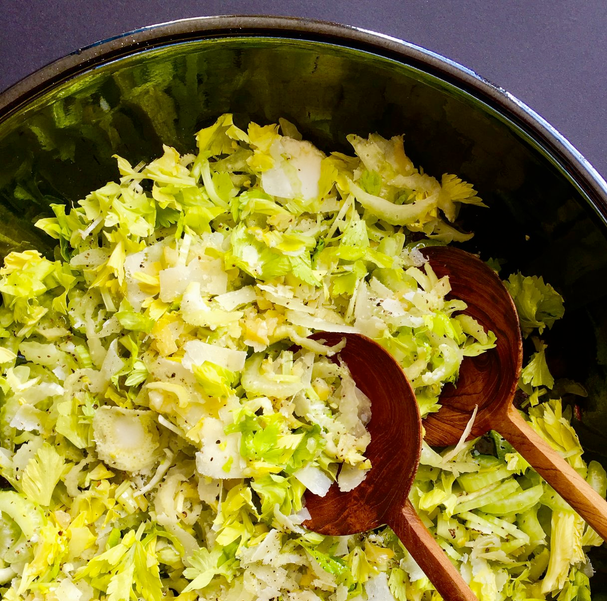 celery, parmesan and lemon salad