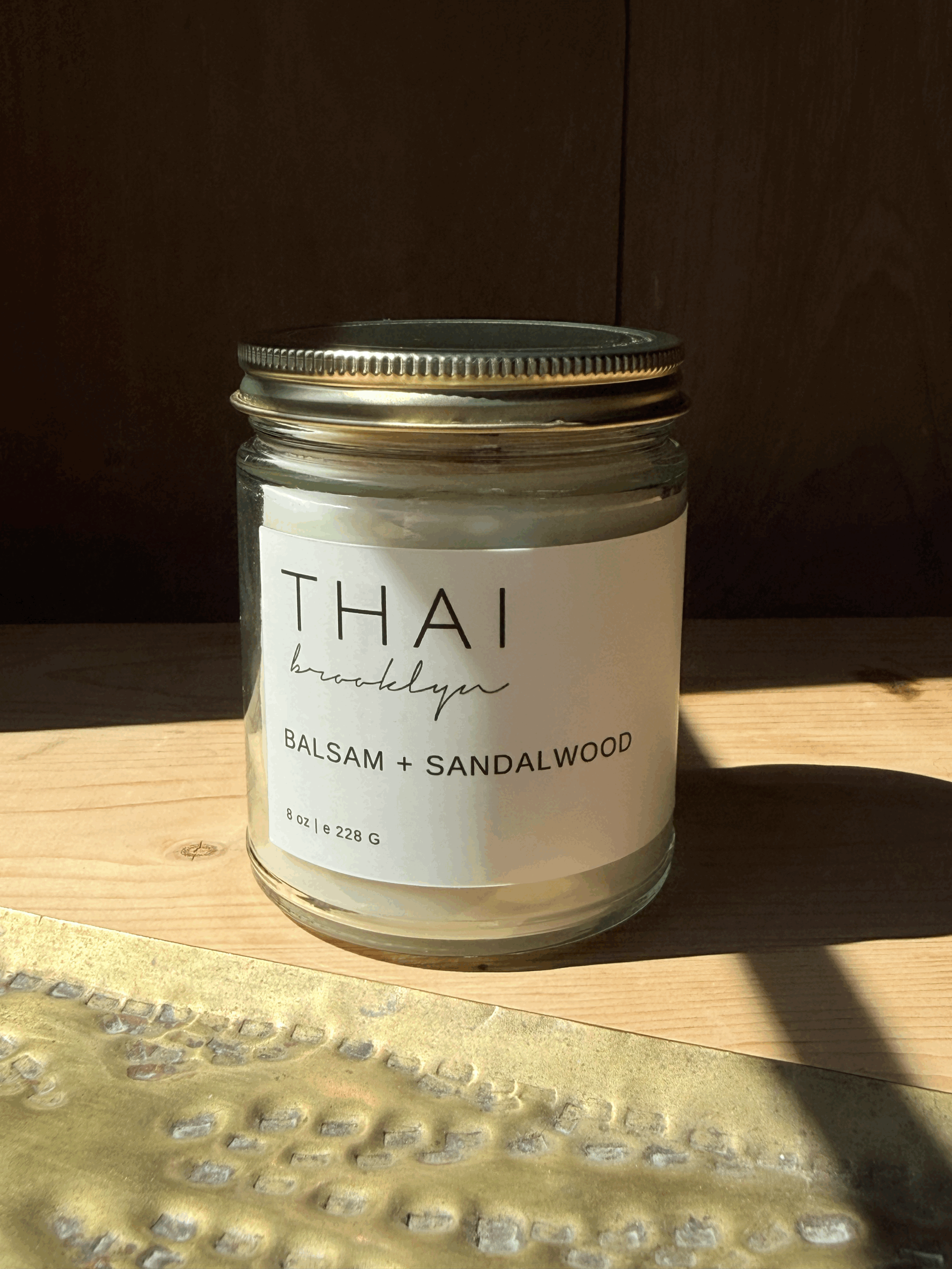 BALSAM + SANDALWOOD Jar Candle