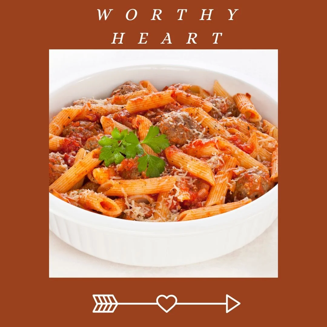 Spaghetti Sunday: Creamy Spicy Vodka Rigatoni with Meatballs (BerryFamily Favorite