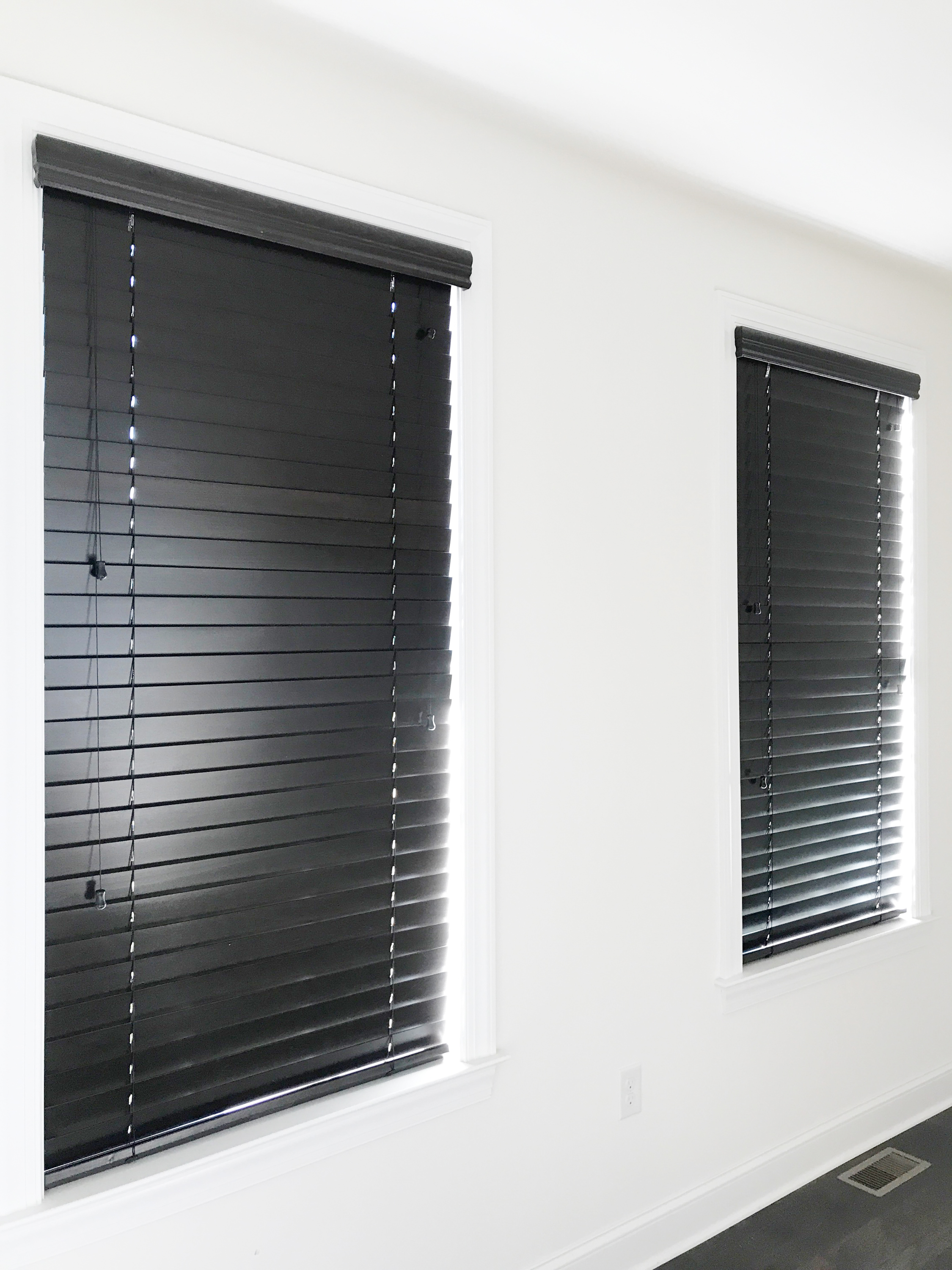 3rdGenBlinds black custom window blinds