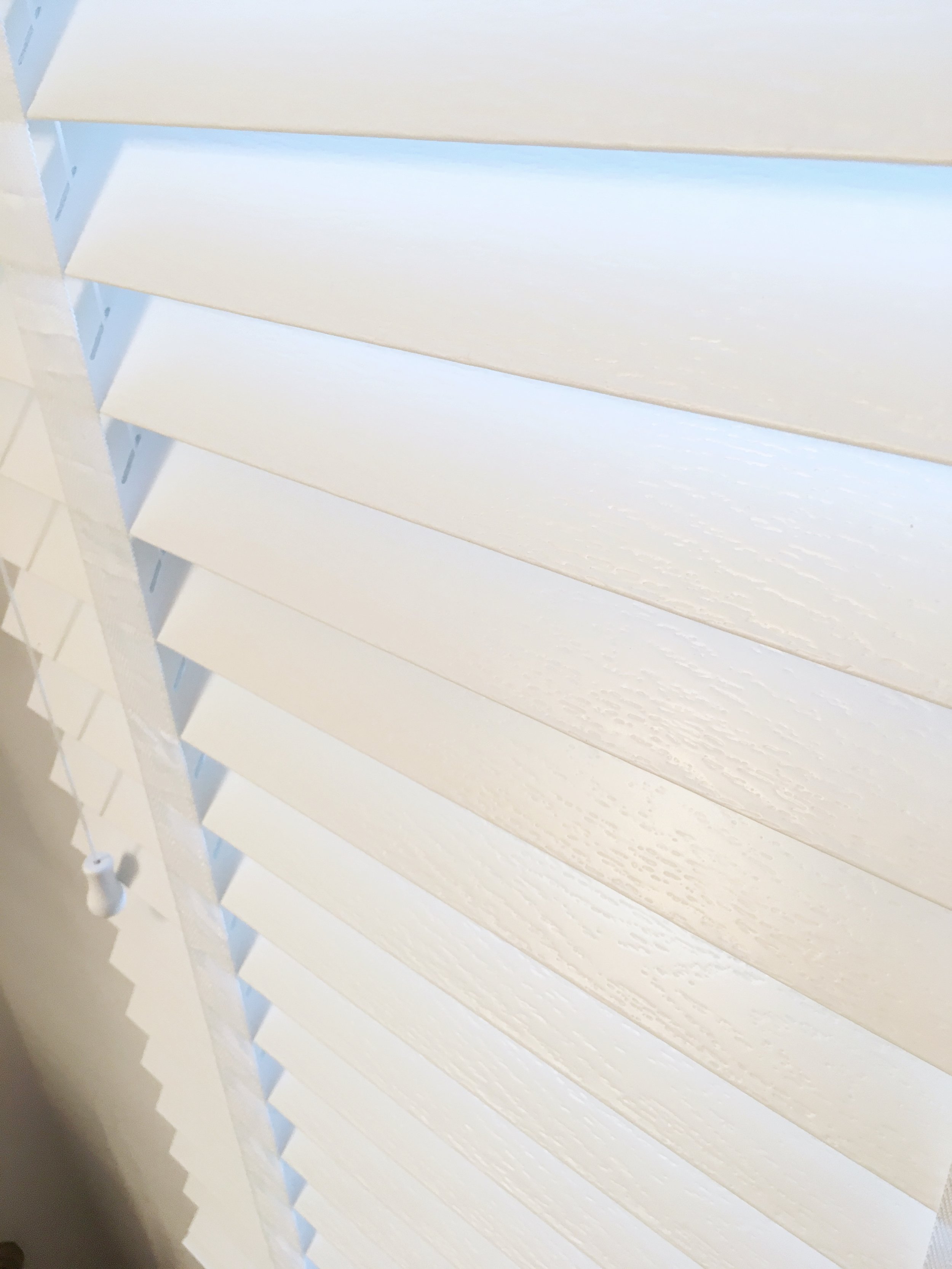 White custom window blinds by 3rdGenBlinds