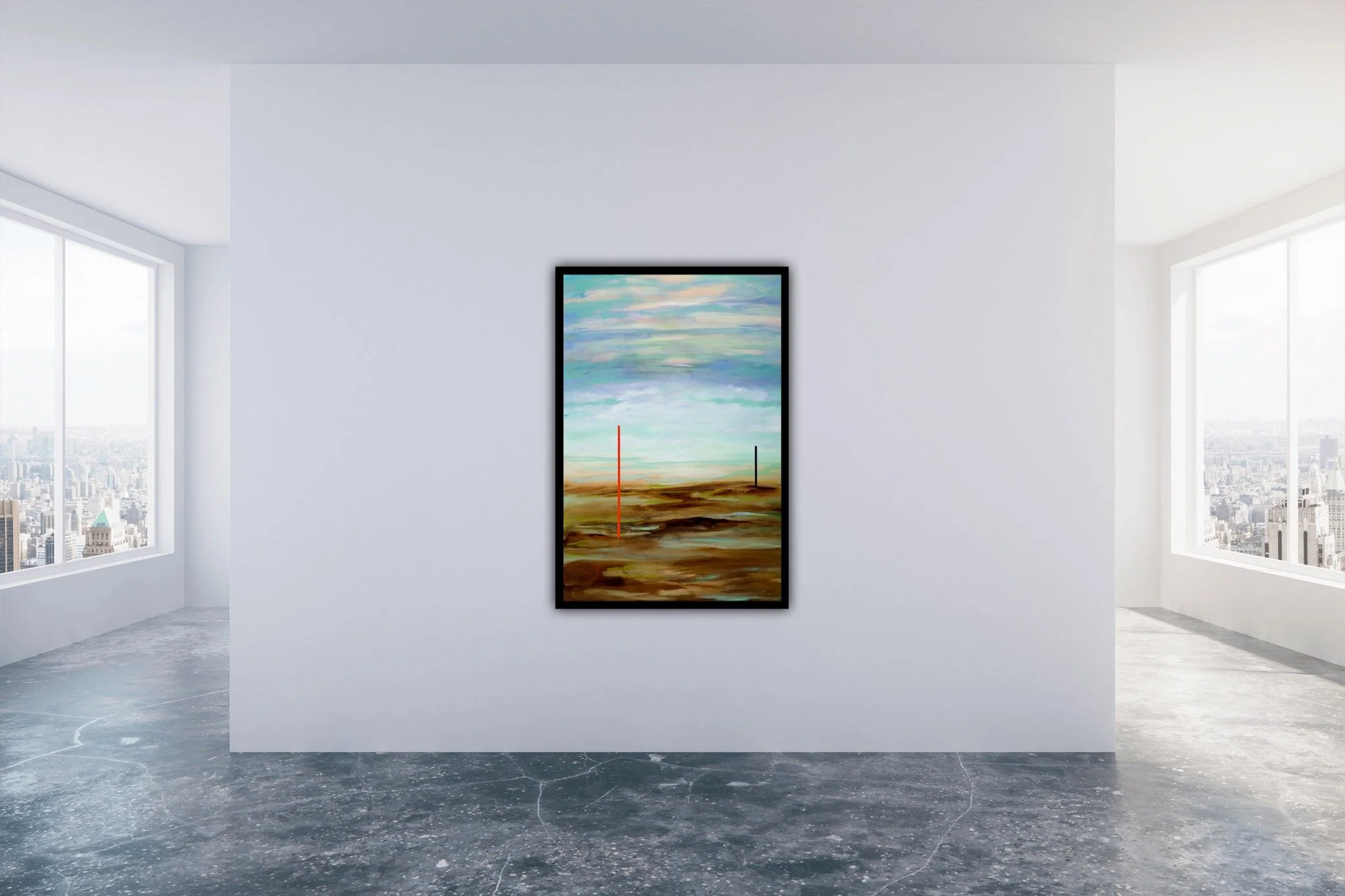 Artist Alice Rich, contemporary semi-abstract paintings