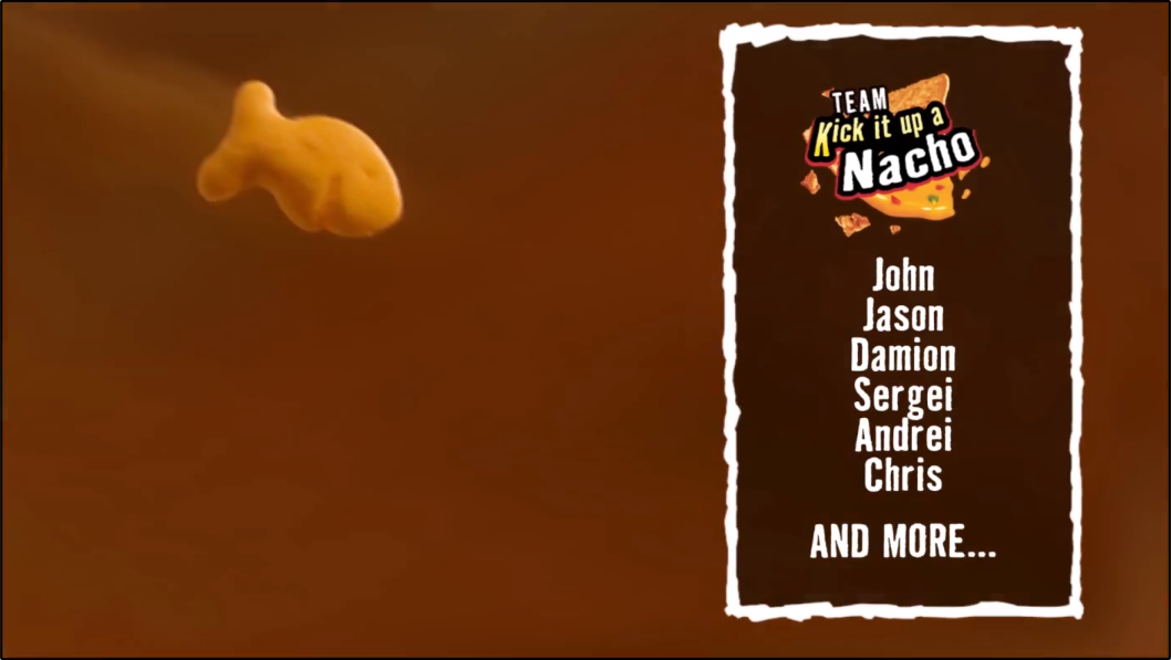  The leaderboard displaying the top players from the winning team 