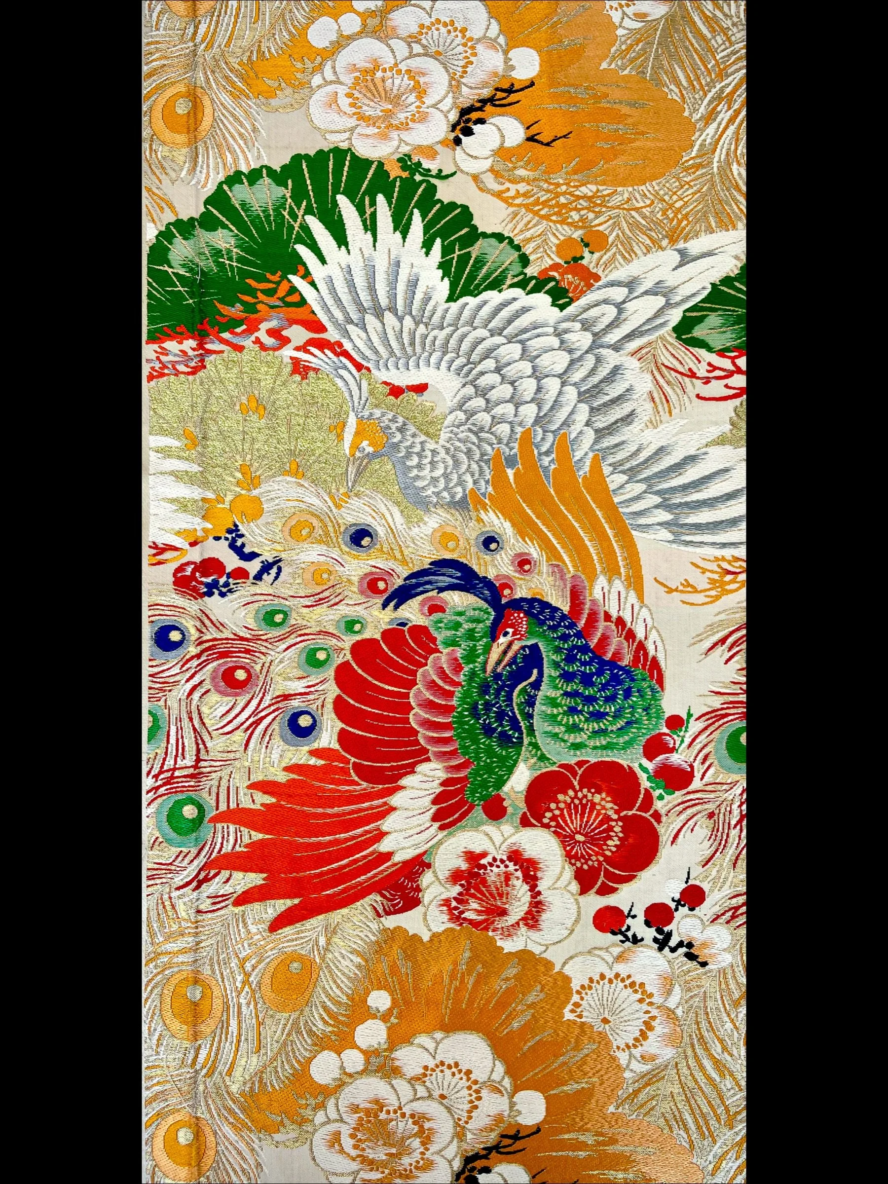 Japanese obi fabric used to create unique apparel by Kirsty Chivers Handmade
