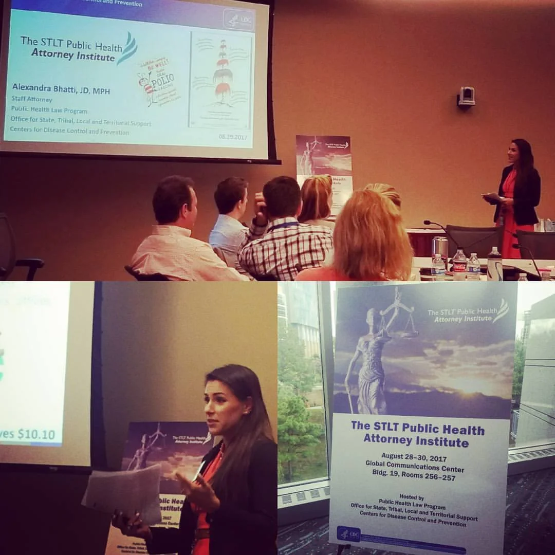 Presenting at the inaugural, "State, Tribal, Local, and Territorial Public Health Attorney Institute" August 2017