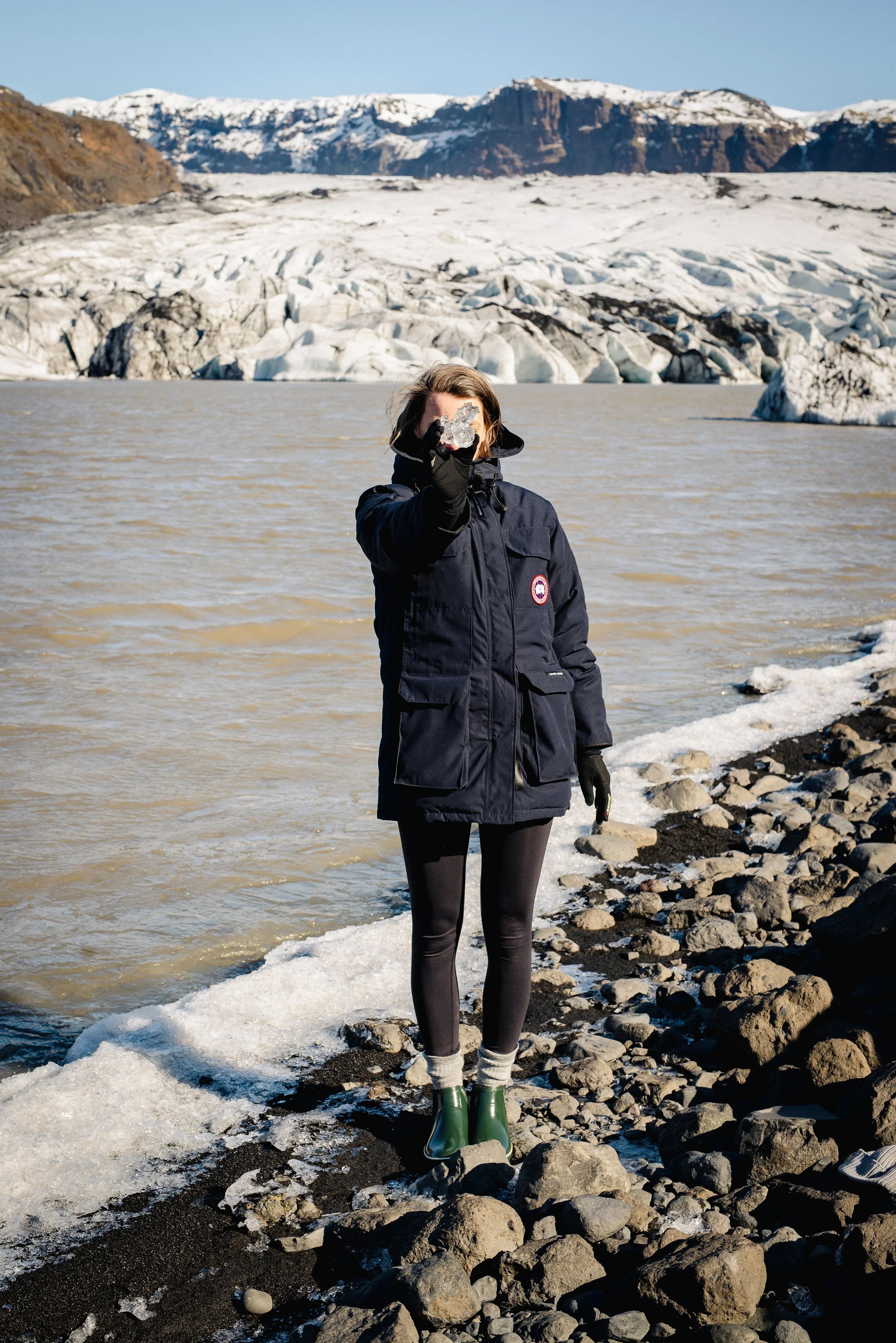 Meg O'Hara in Iceland on artist expedition