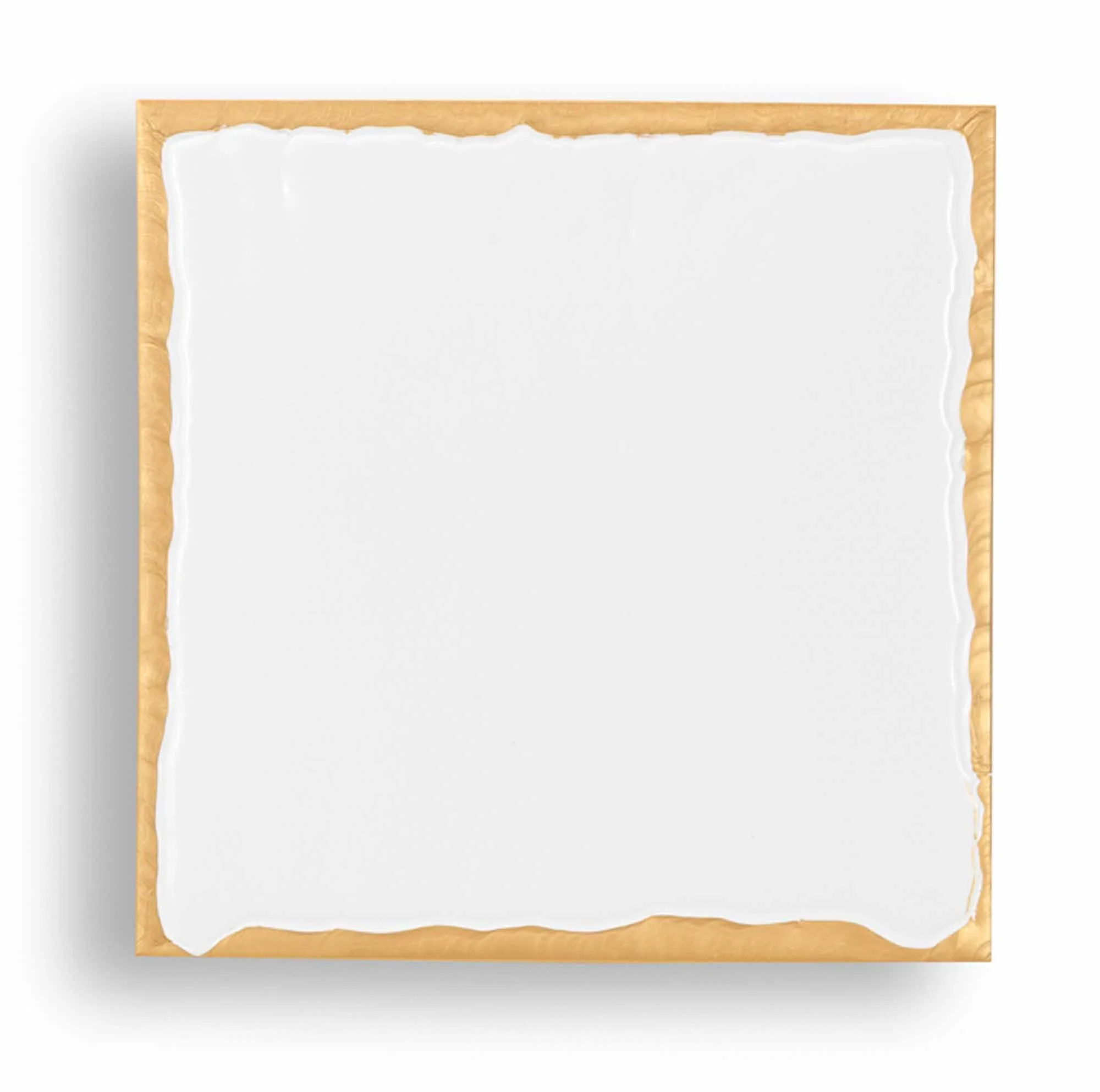 Ed Cohen, White Zone, 2017, Fluid acrylic on canvas, 30" x 30"