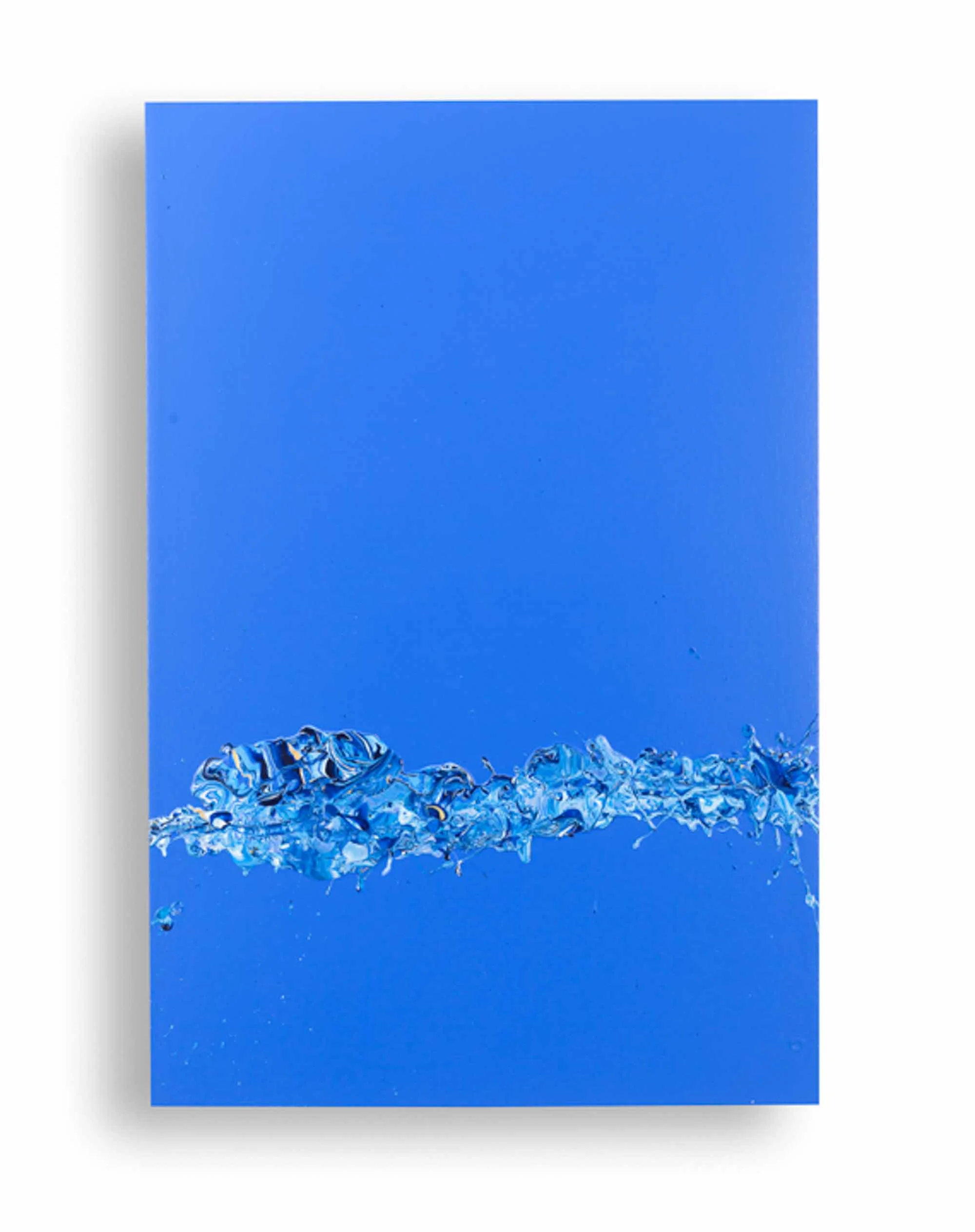 Ed Cohen, Sadly preoccupied pondering things in his heart, 2017, Fluid acrylic on canvas, 54" x 36"