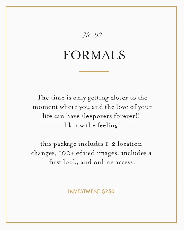 FORMALS